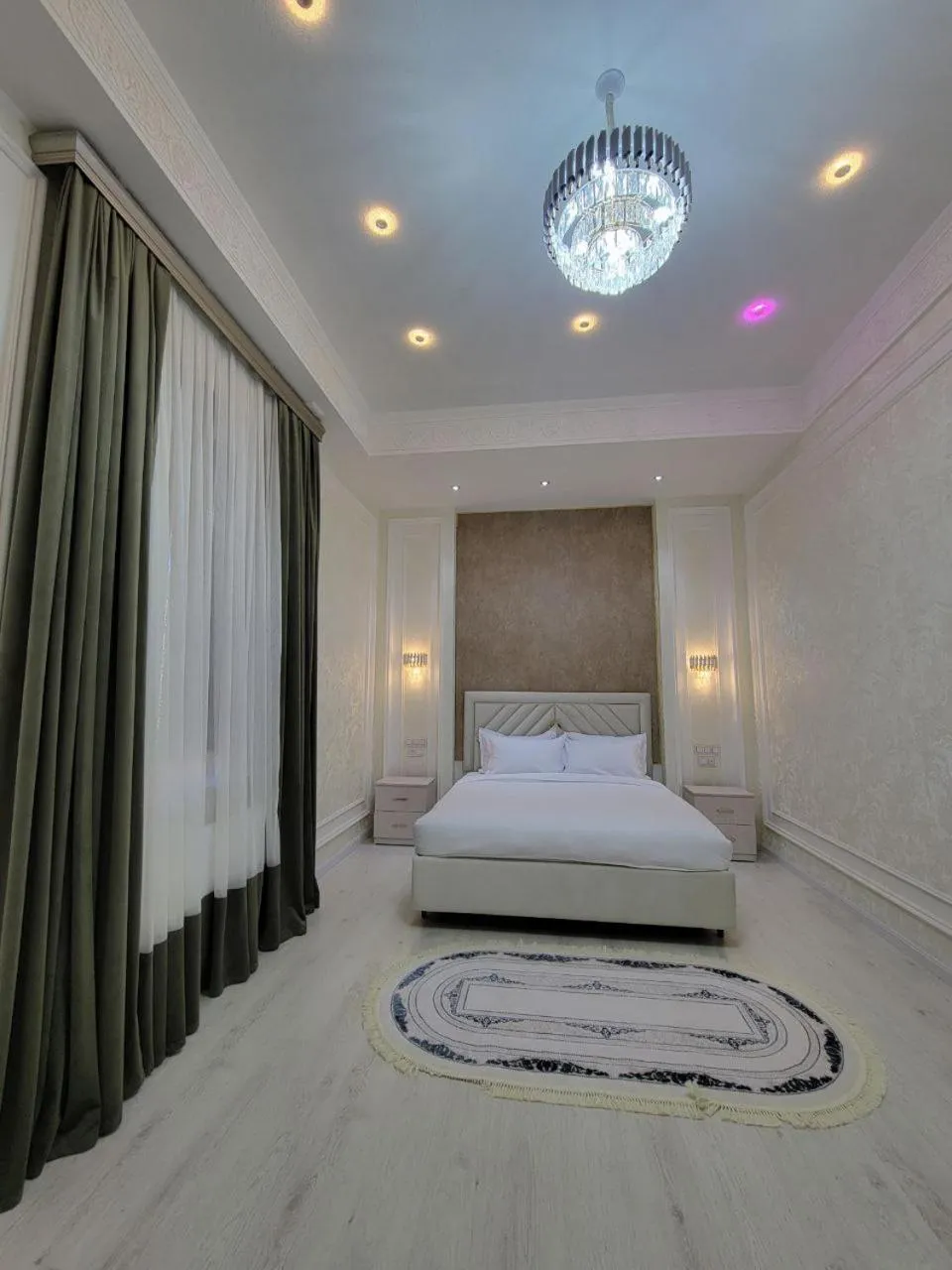 Bed in Old City Samarkand Hotel