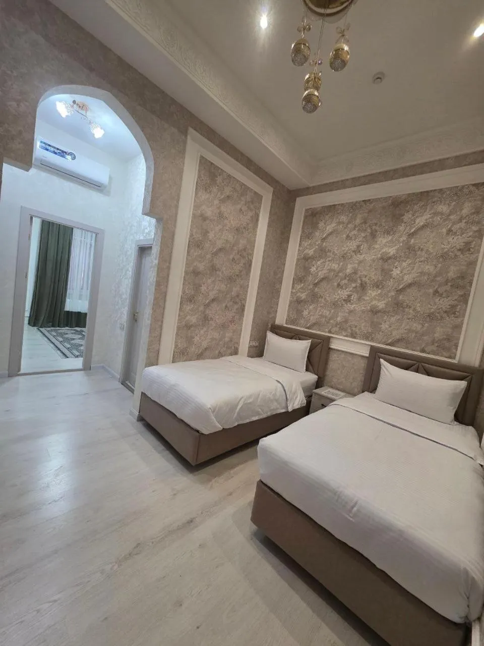 Bed in Old City Samarkand Hotel