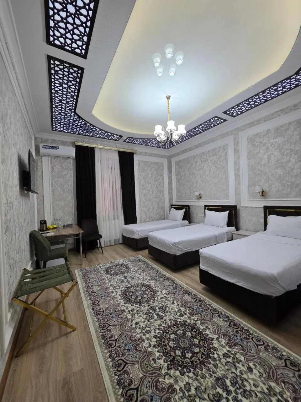 Bed in Old City Samarkand Hotel