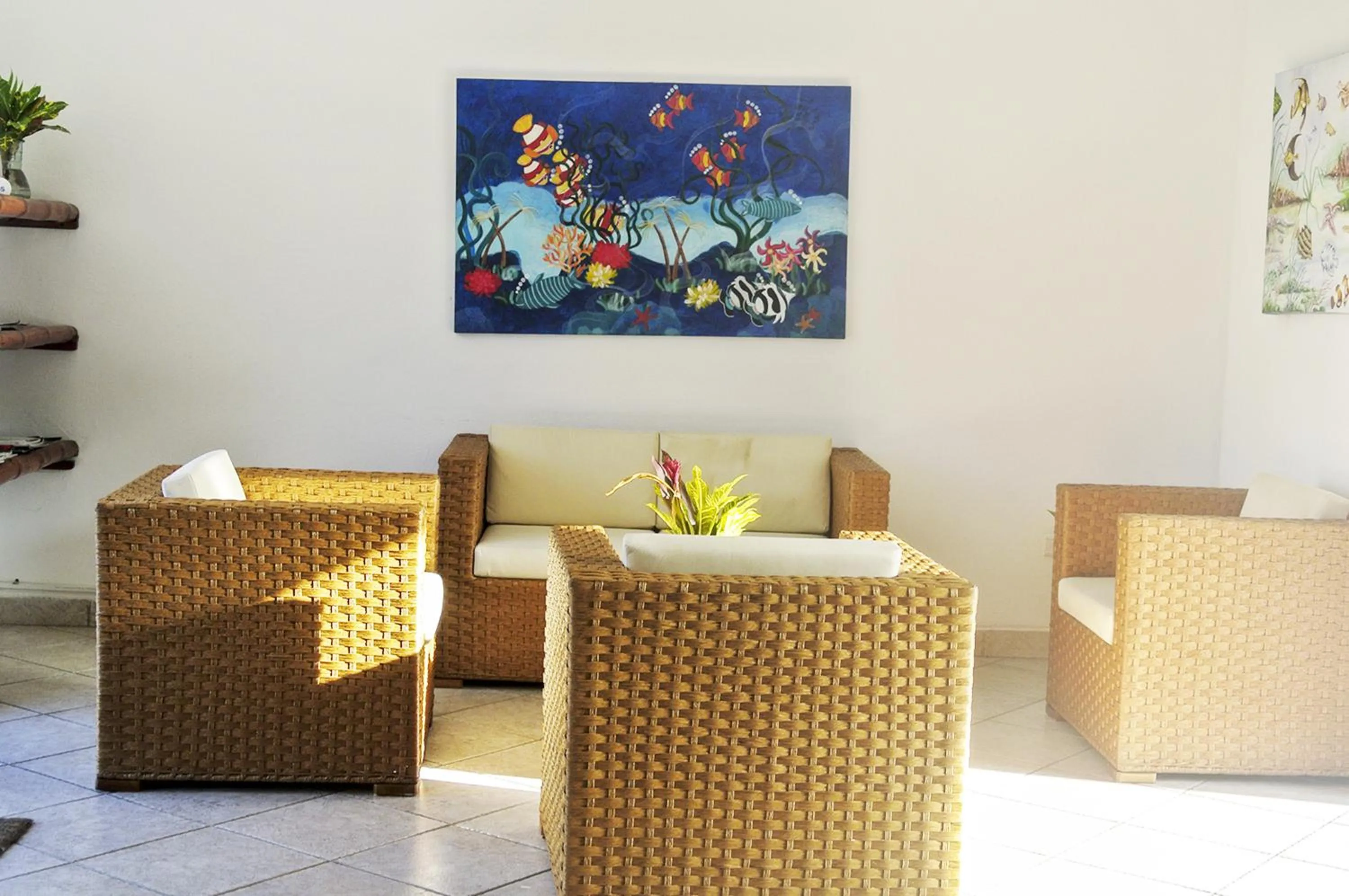 Seating area in Hotel Green 9 & Beach Resort Casablanca