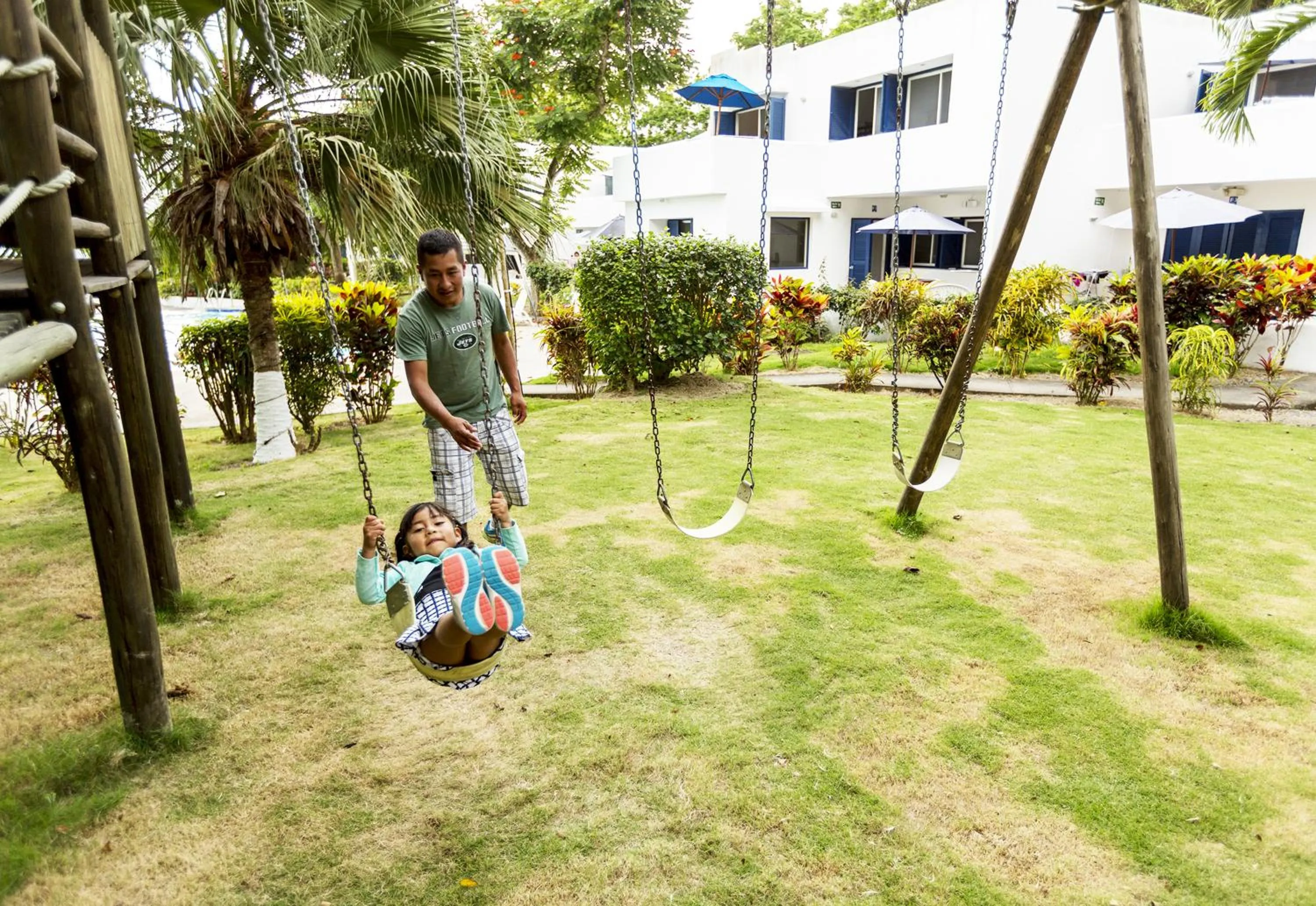 Children play ground in Hotel Green 9 & Beach Resort Casablanca
