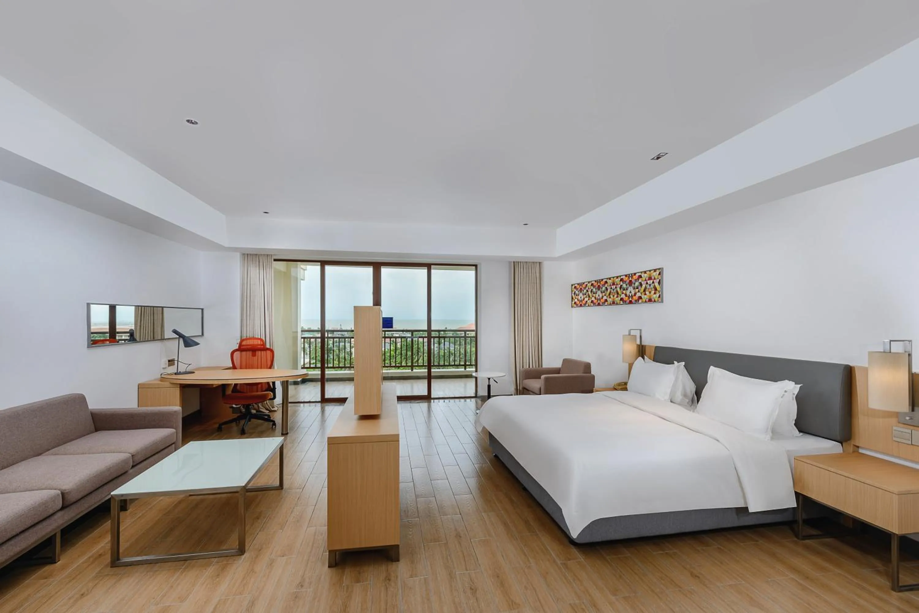 Bed in Holiday Inn Express Haikou West Coast by IHG