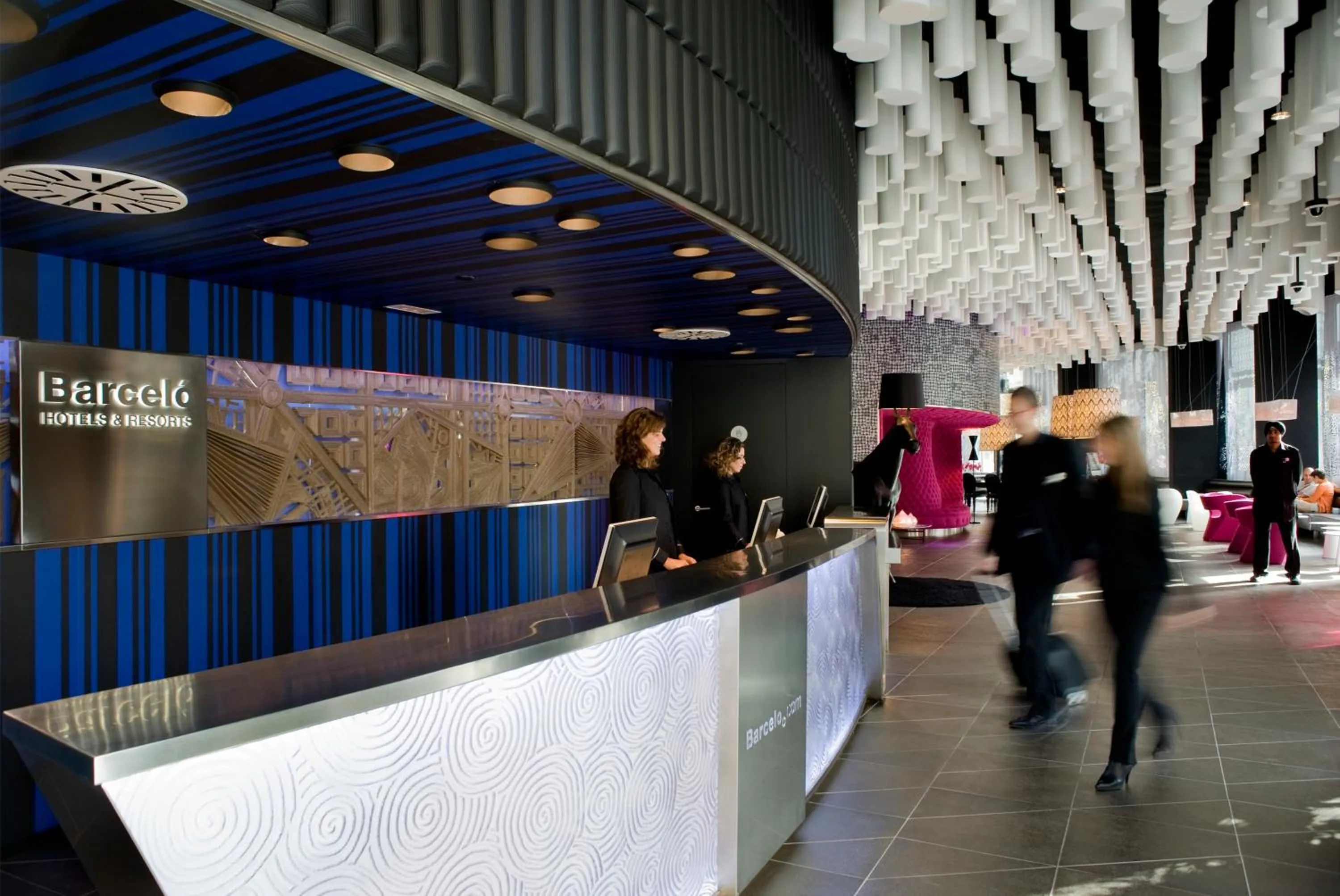 Lobby or reception in Barceló Raval