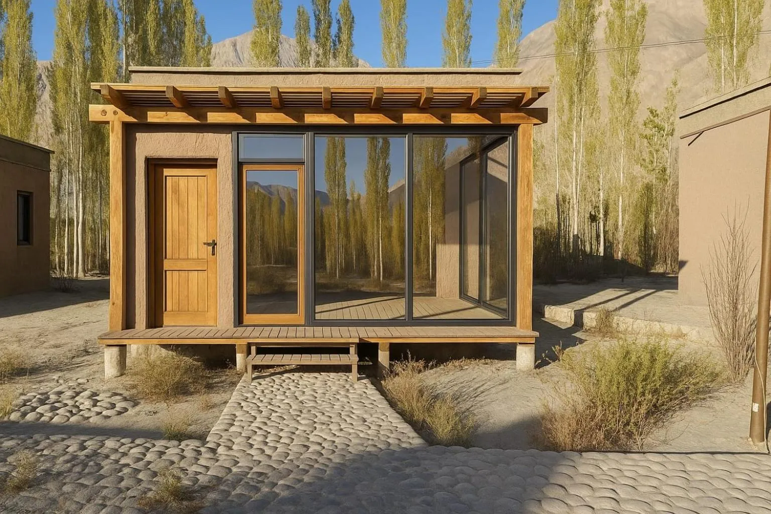 Property building in Nubra Ecolodge