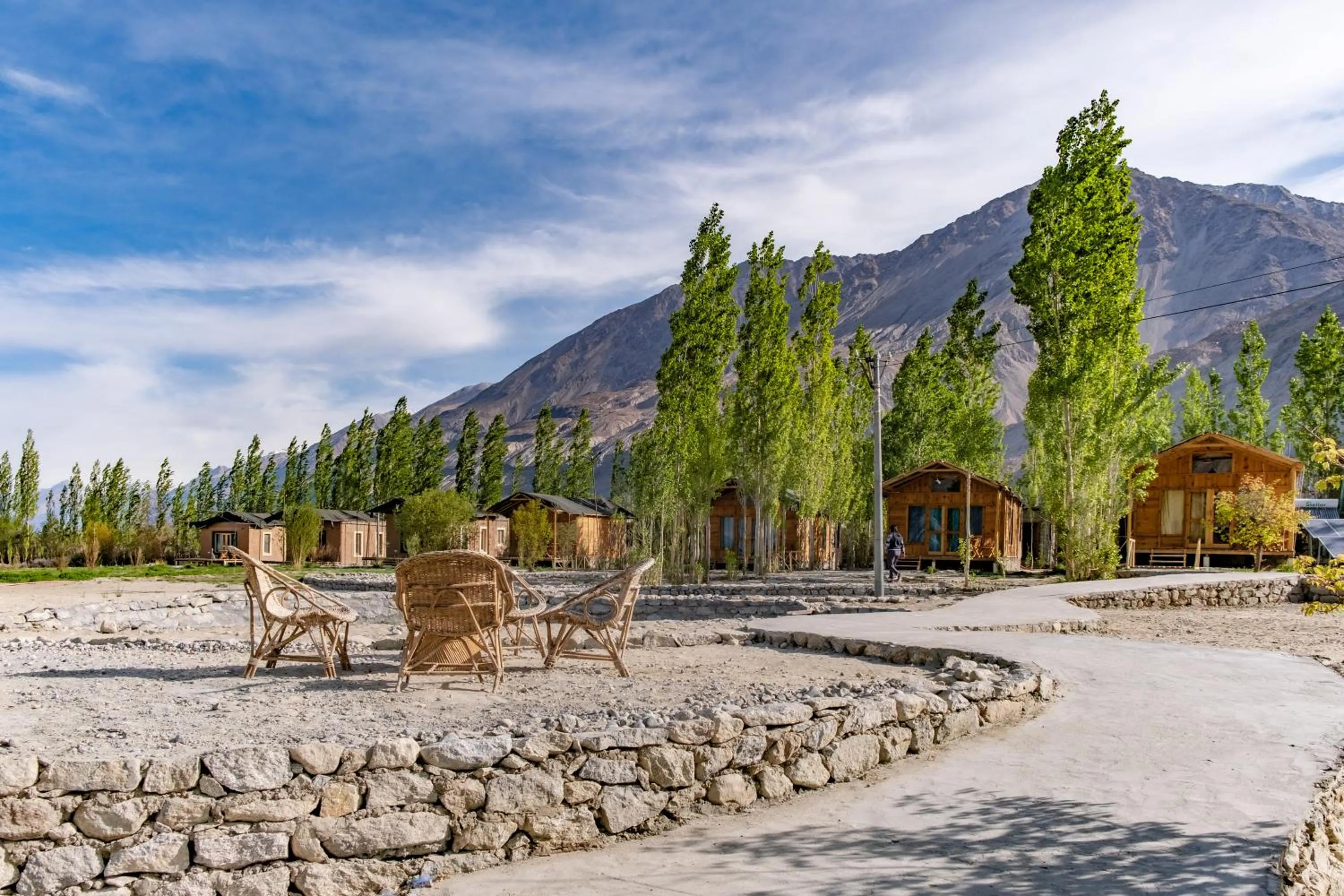Natural landscape in Nubra Ecolodge