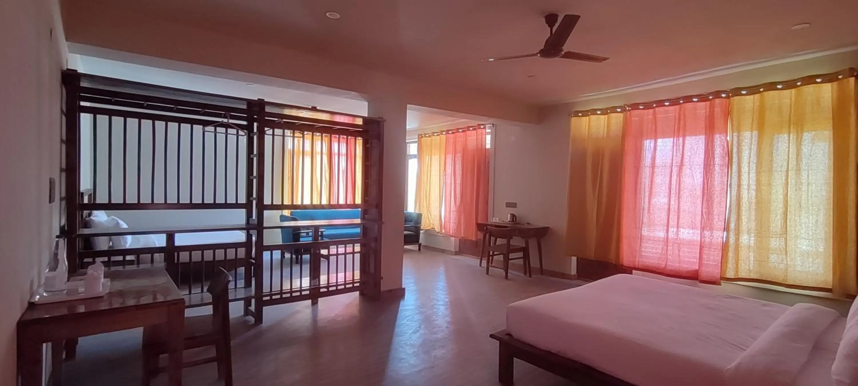 Photo of the whole room, Bed in Nubra Ecolodge