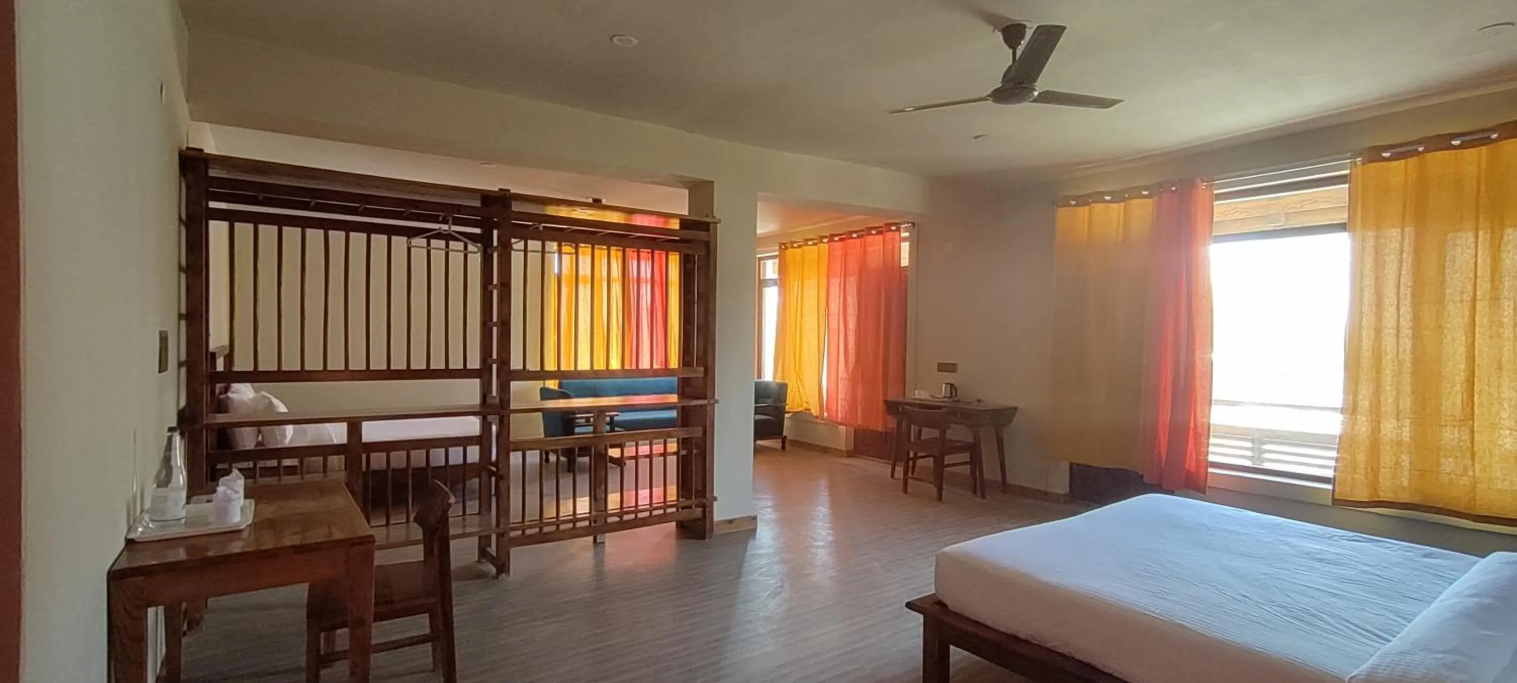 Photo of the whole room, Bed in Nubra Ecolodge