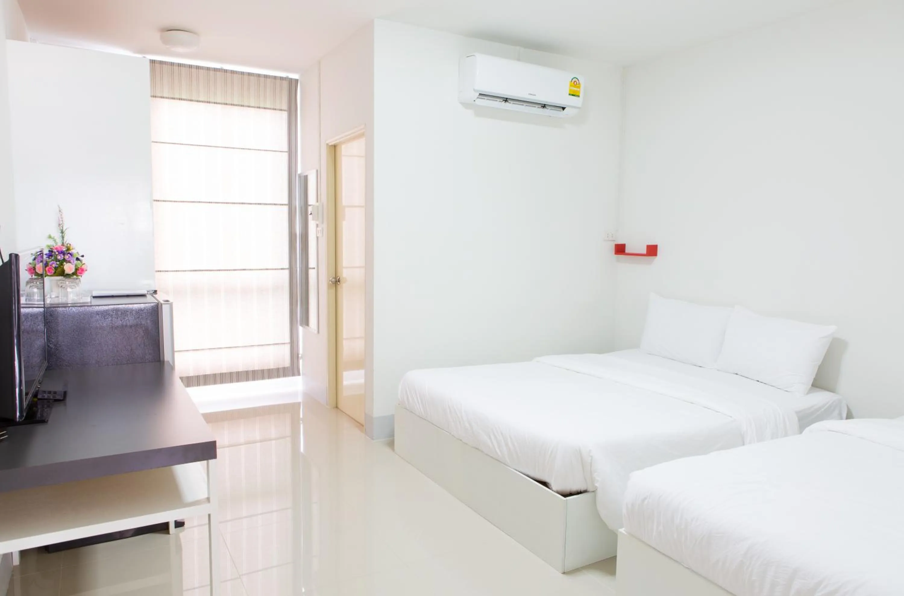 Bed in Honghub Sakon Hotel