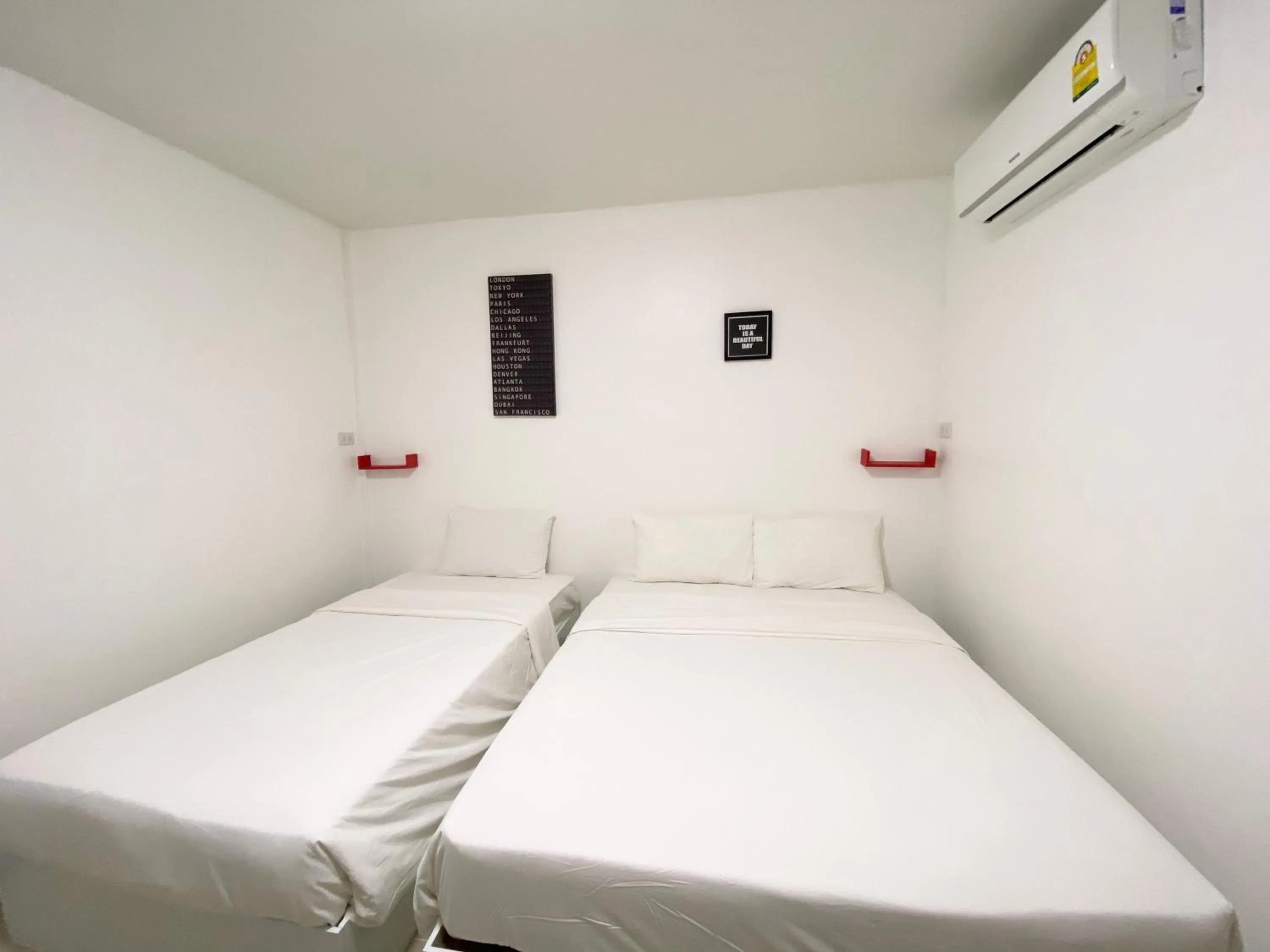 Bed in Honghub Sakon Hotel