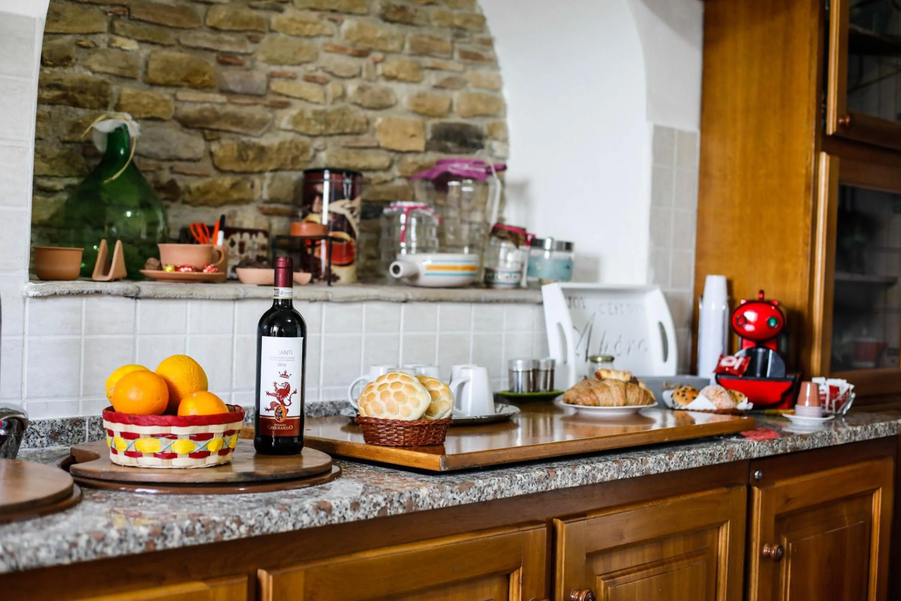 Italian breakfast in St. Michele b&b