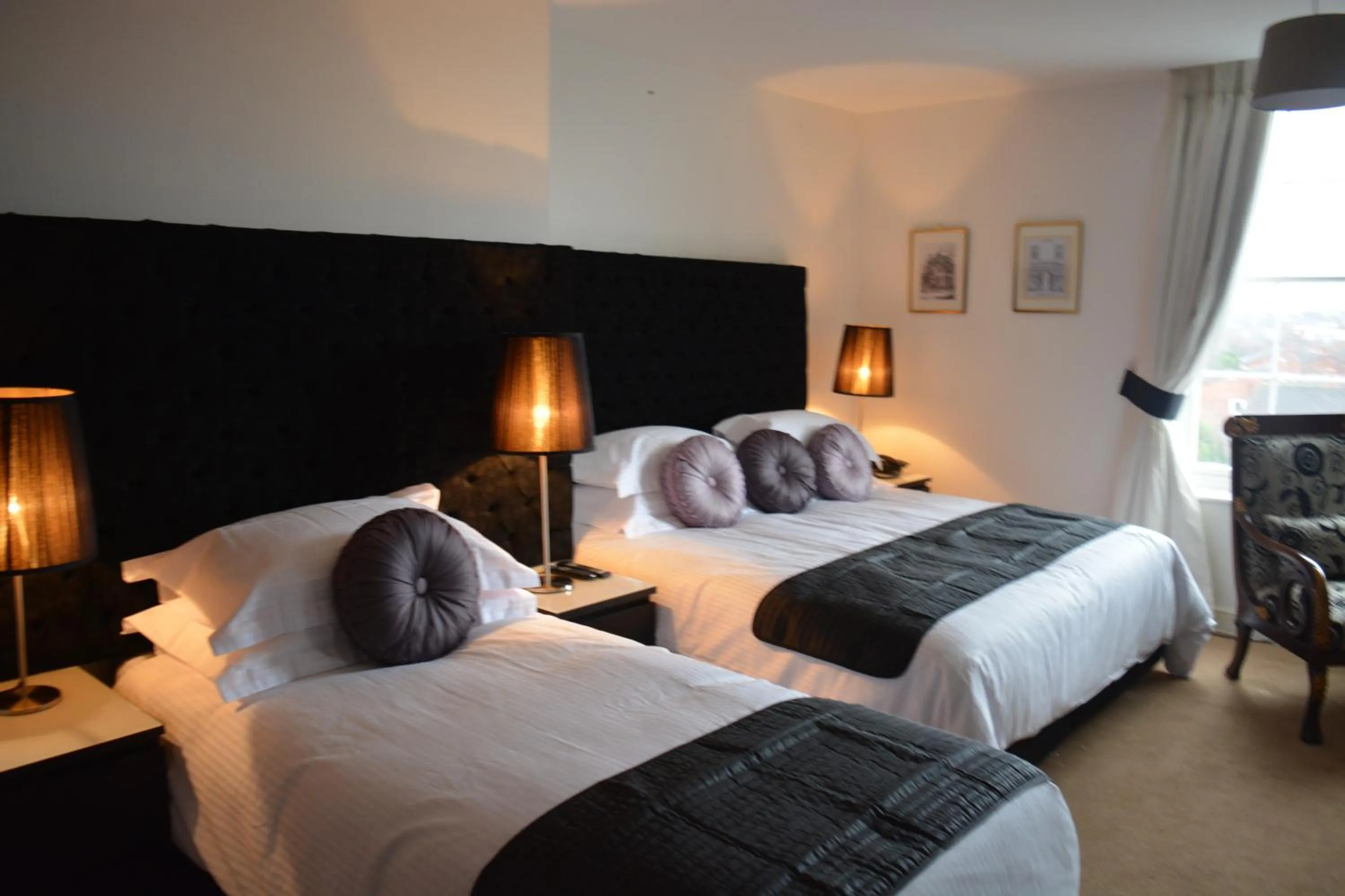 Bed in The Georgian Town House Hotel