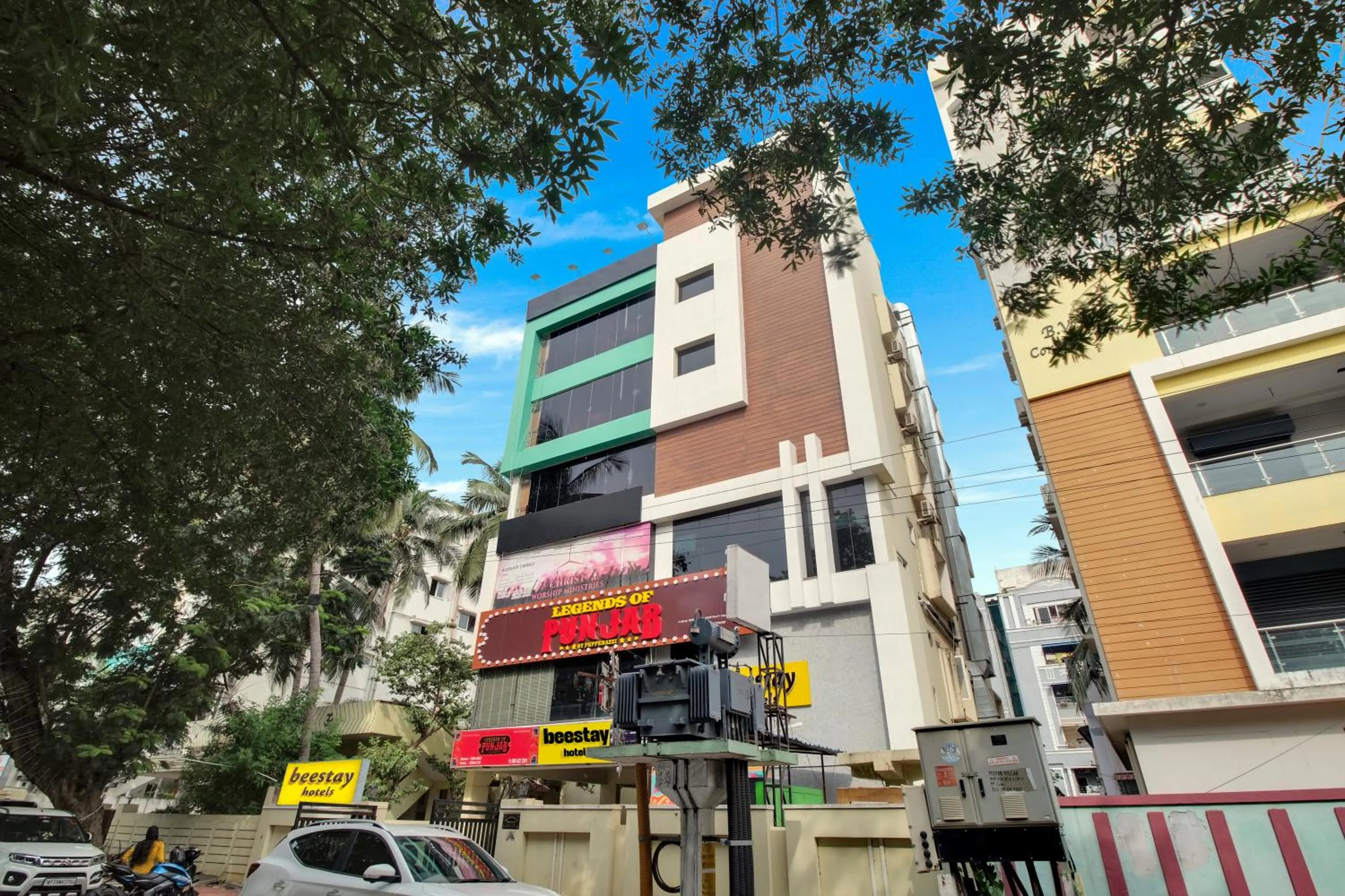 Property building in beestay Hotels MVP Colony