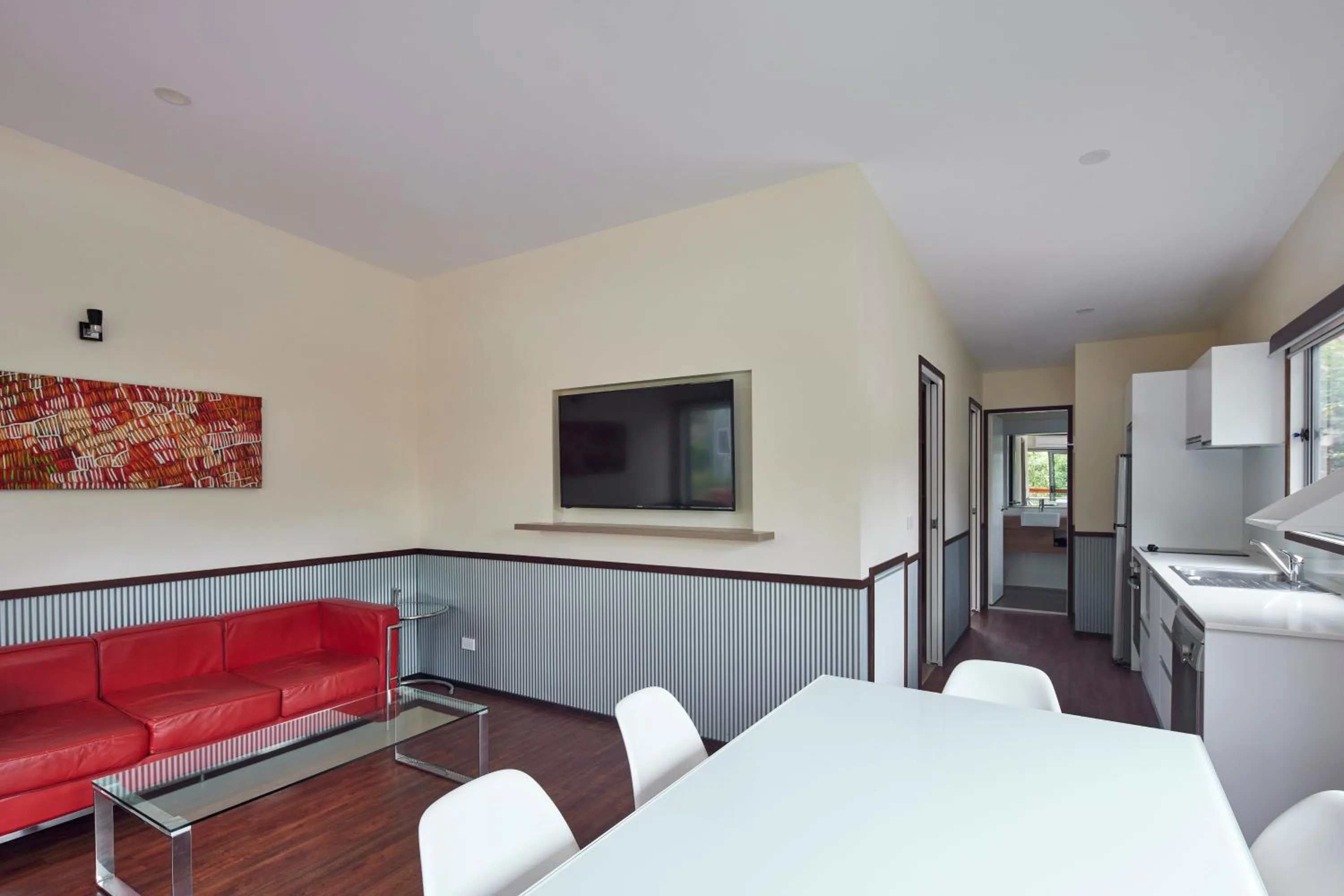 Living room in NRMA South West Rocks Holiday Park