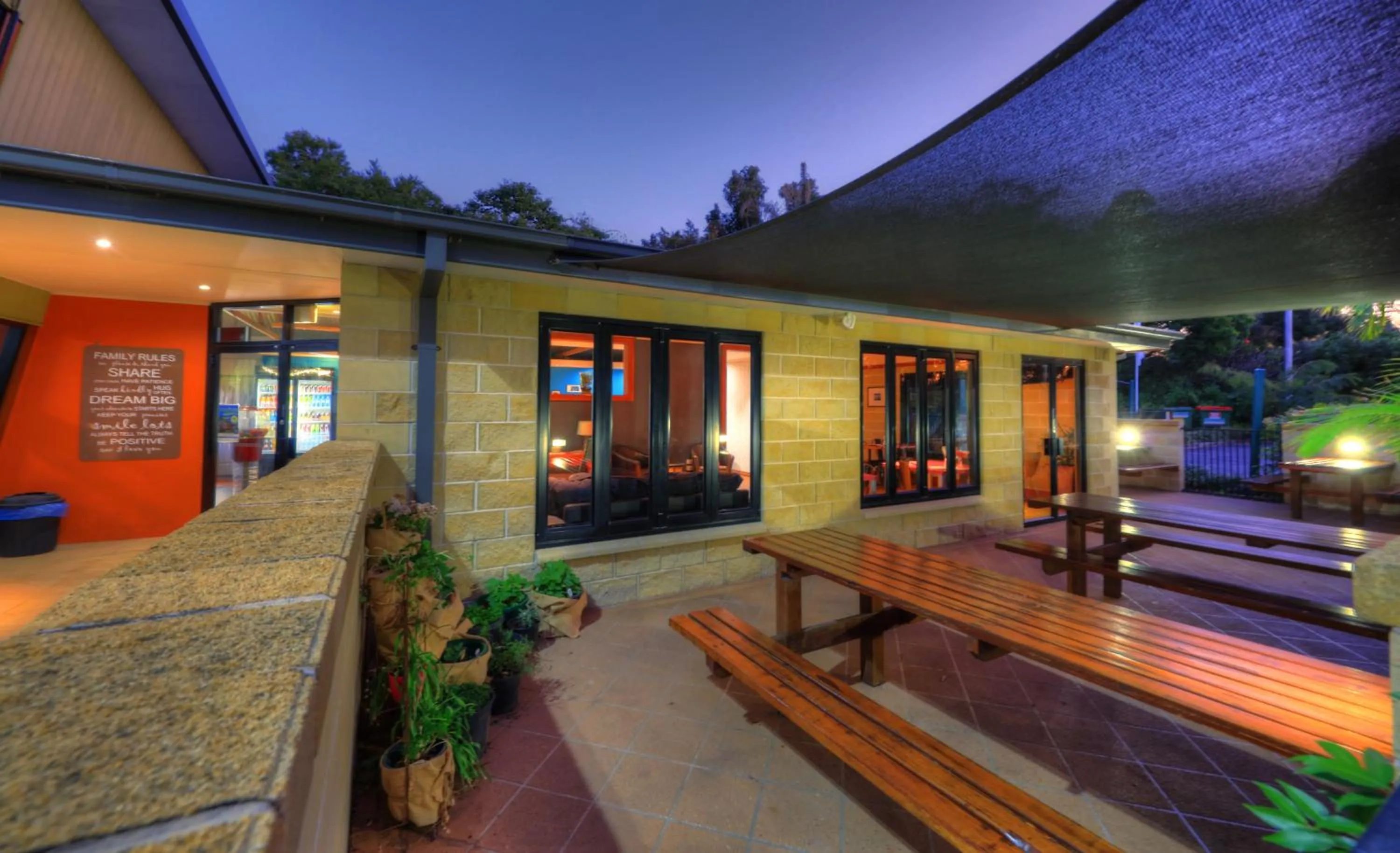 Property building in NRMA South West Rocks Holiday Park