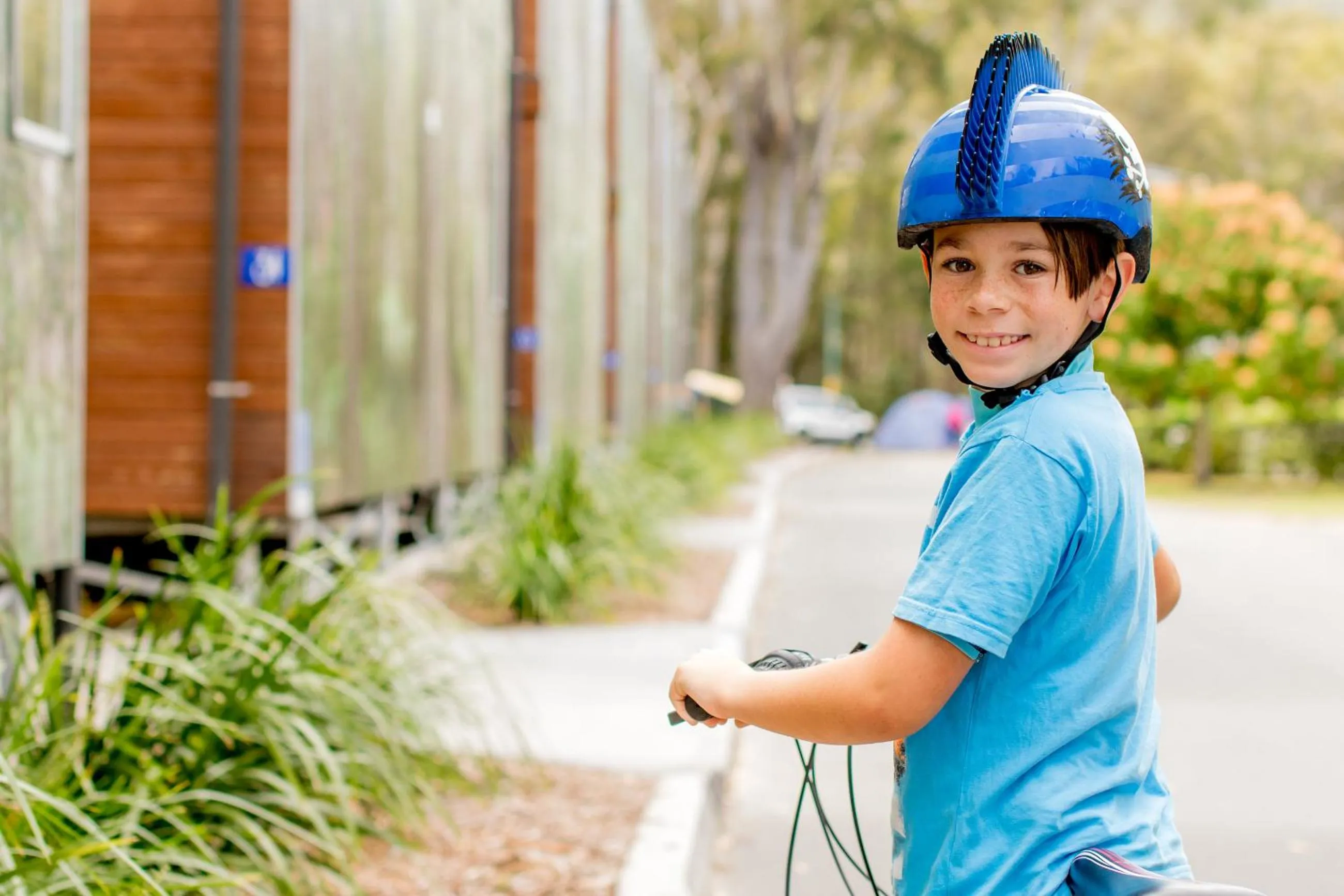 Cycling in NRMA South West Rocks Holiday Park