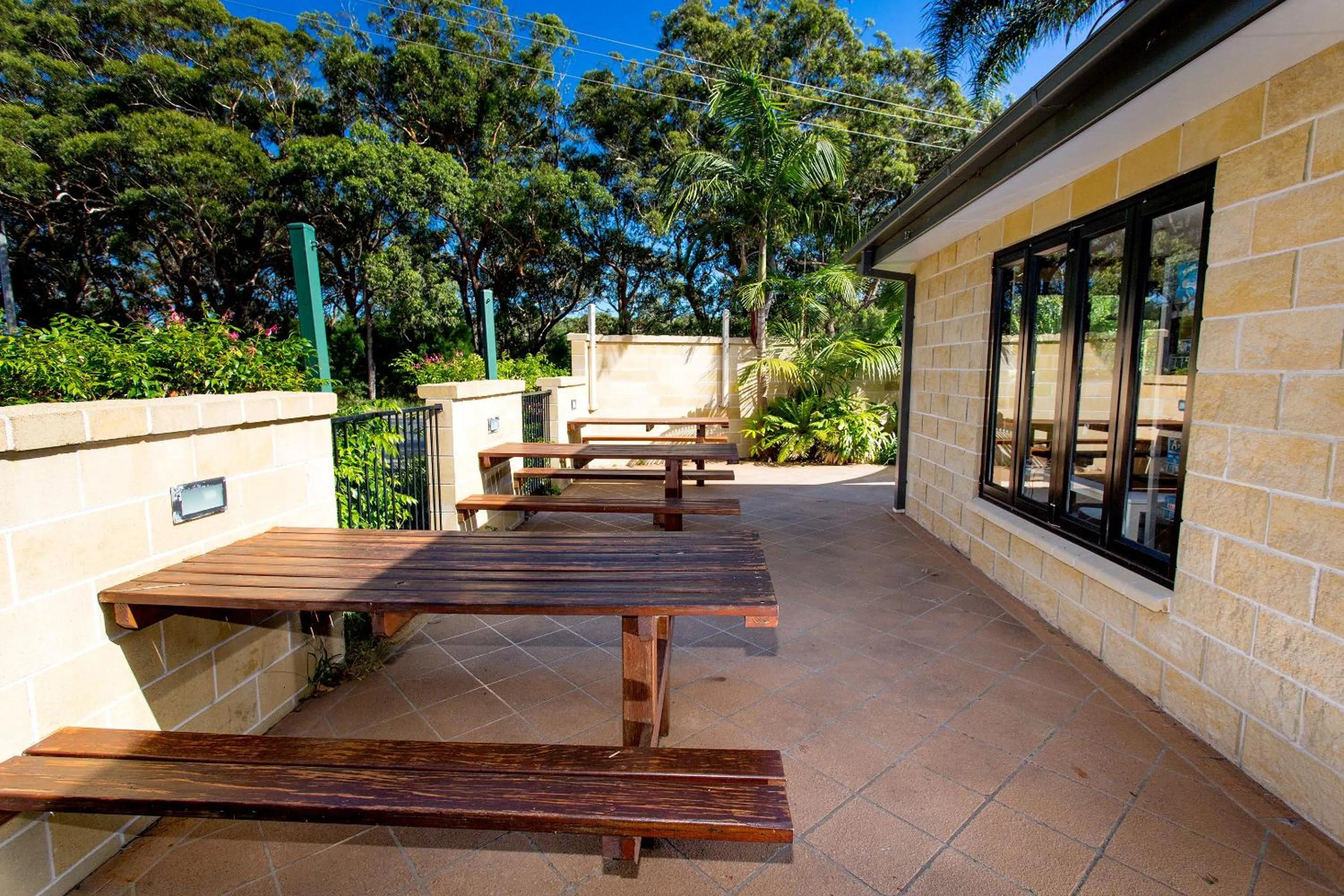 Patio in NRMA South West Rocks Holiday Park