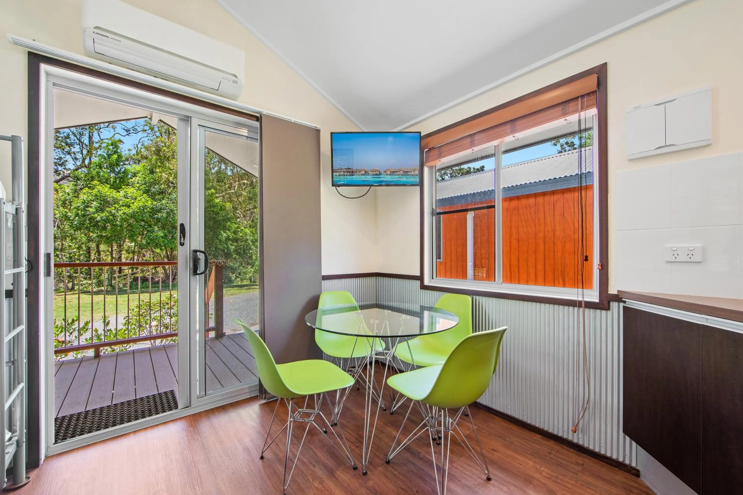 Dining area in NRMA South West Rocks Holiday Park