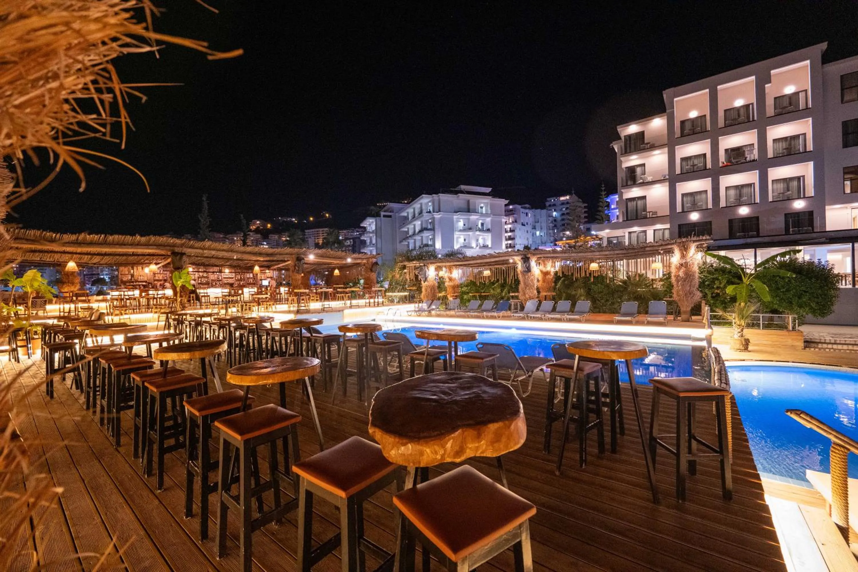 Night in Grand Hotel Saranda