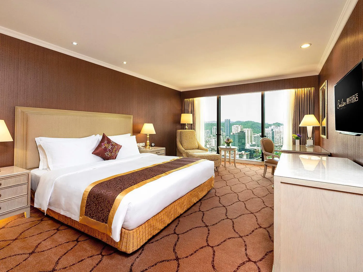 Photo of the whole room, Bed in Similan Hotel Zhuhai-Gongbei Port