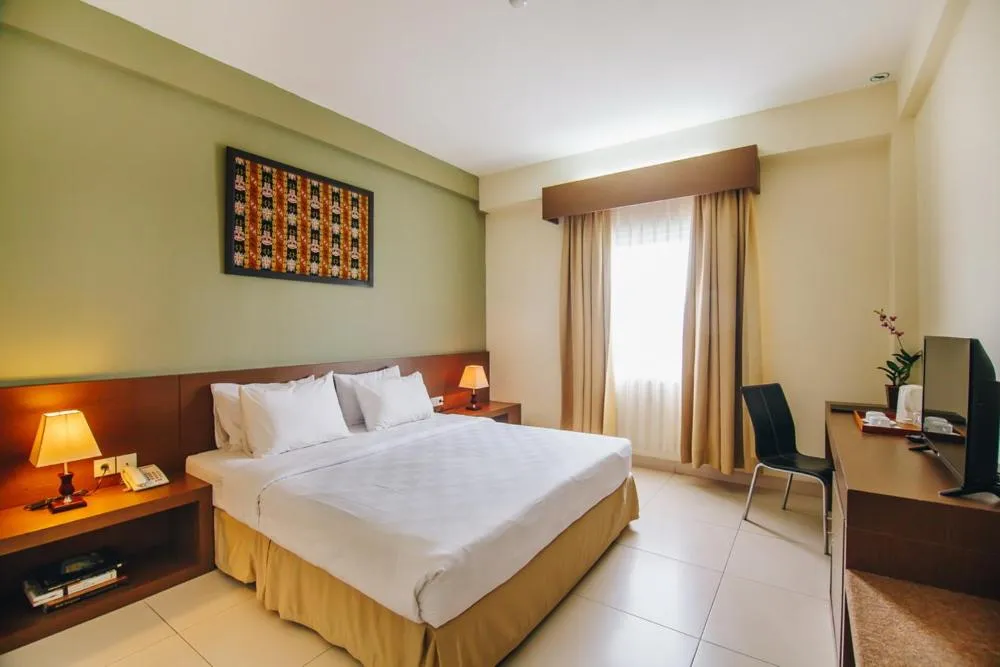 Bed in Hotel Luwansa Palangkaraya