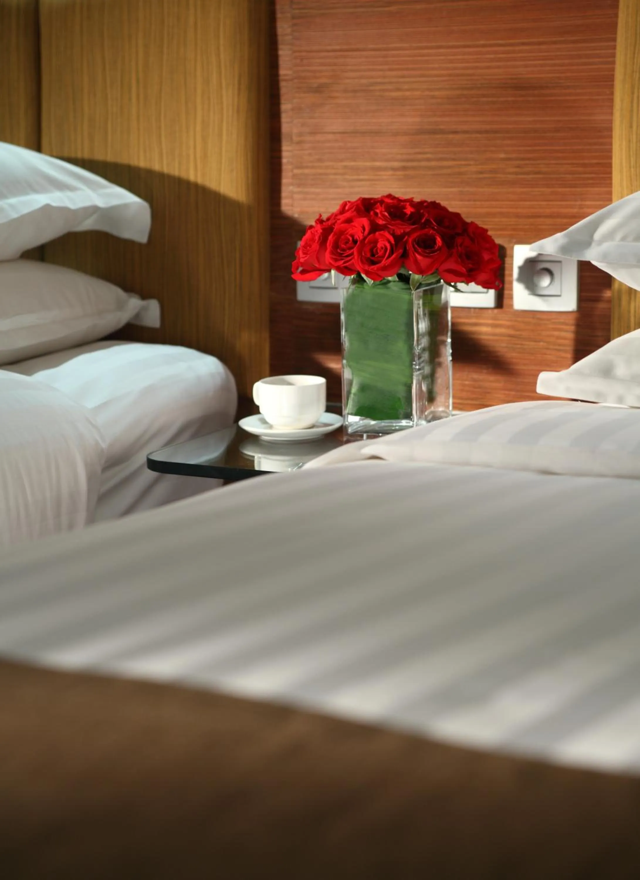 Decorative detail, Bed in Min Zu Hotel