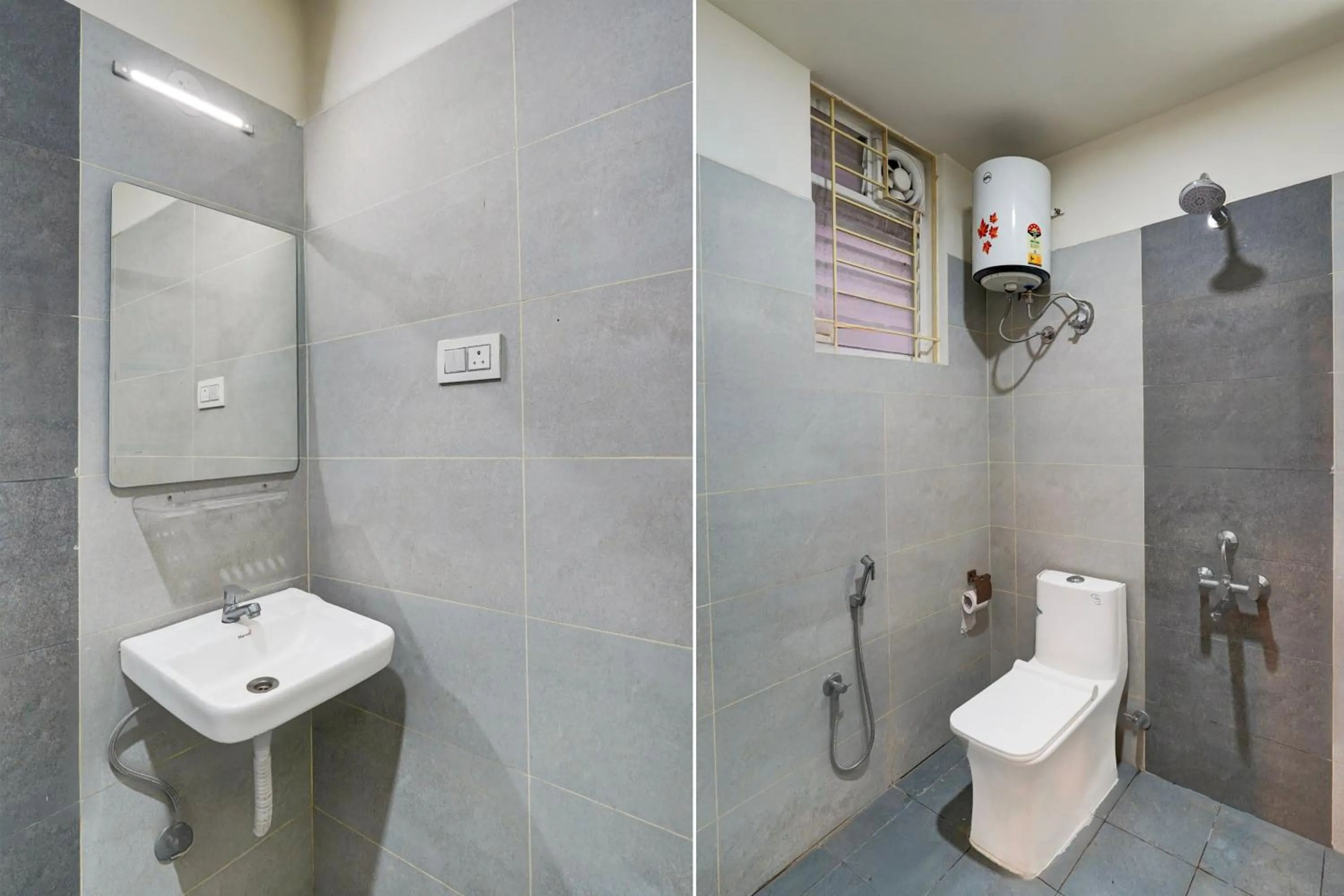 Bathroom in Super Townhouse Marathahalli Near Sri Nagalingeshwar Swamy Temple Formerly Hotel Avenue