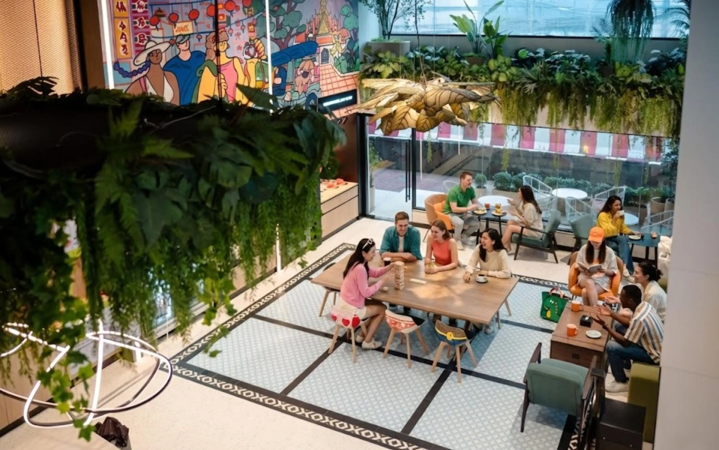 Lobby or reception in Lub d Bangkok Chinatown - Steps from Sam Yod MRT Station