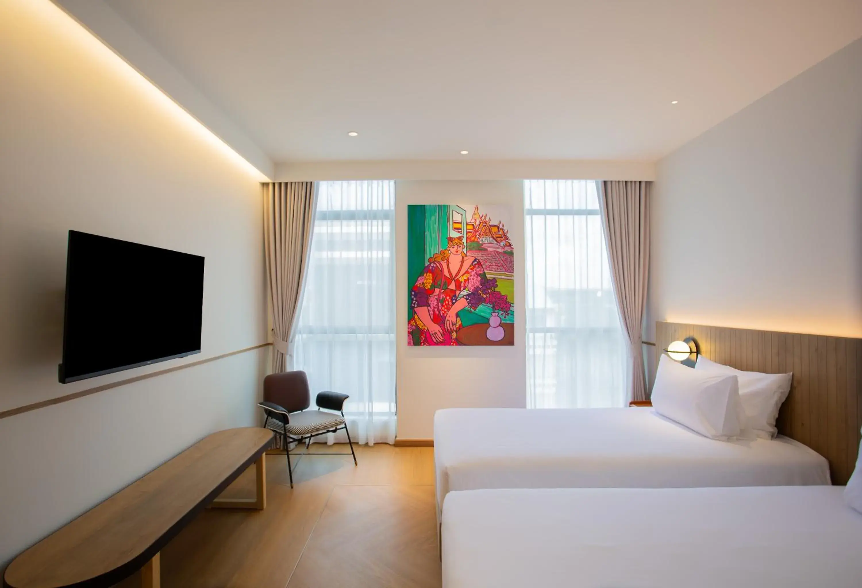 Superior Twin Room in Lub d Bangkok Chinatown - Steps from Sam Yod MRT Station Superior Twin Room in Lub d Bangkok Chinatown - Steps from Sam Yod MRT Station