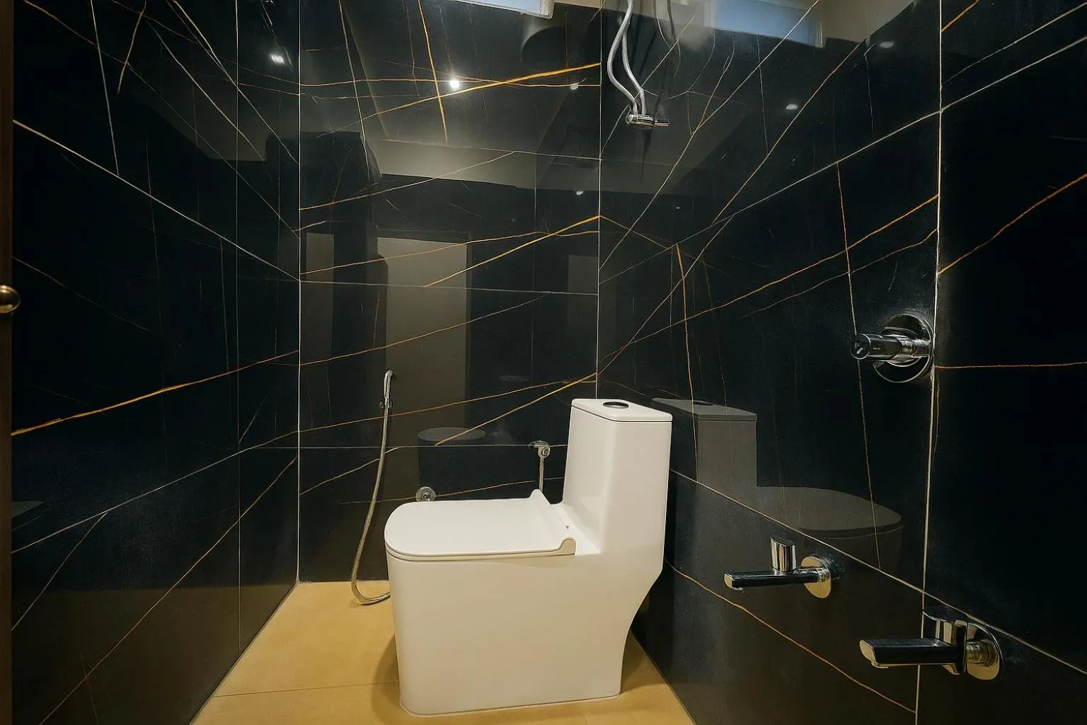 Shower in Hotel Jyotirlinga- One Way Drop to Mahakal Temple