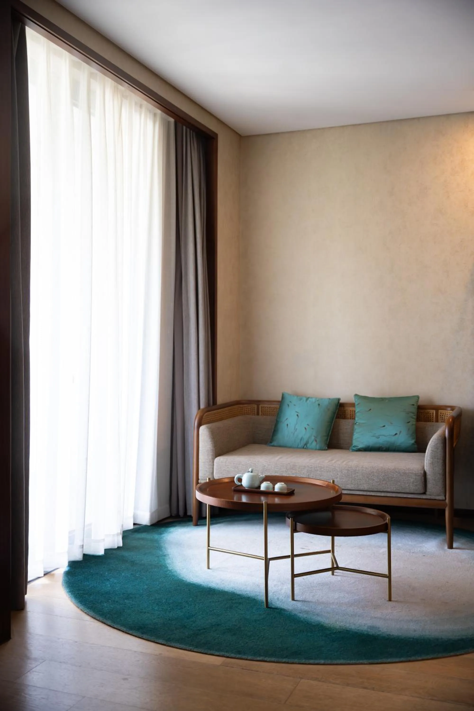 Living room in SSAW Garden Hotel Ningbo Xikou