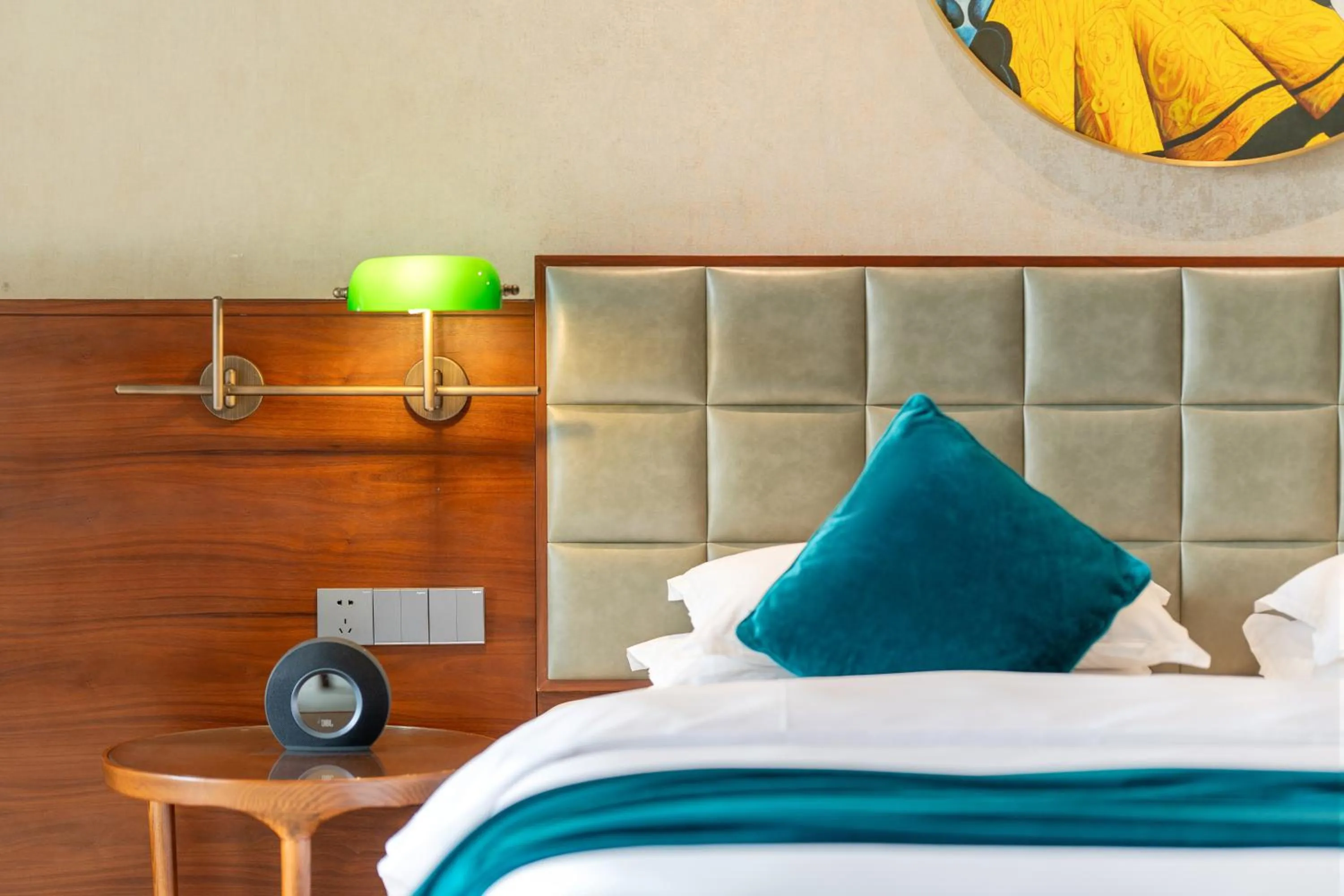 Bed in SSAW Garden Hotel Ningbo Xikou