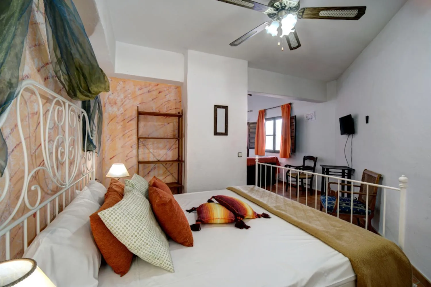 Bed in Hotel Restaurante Bandolero