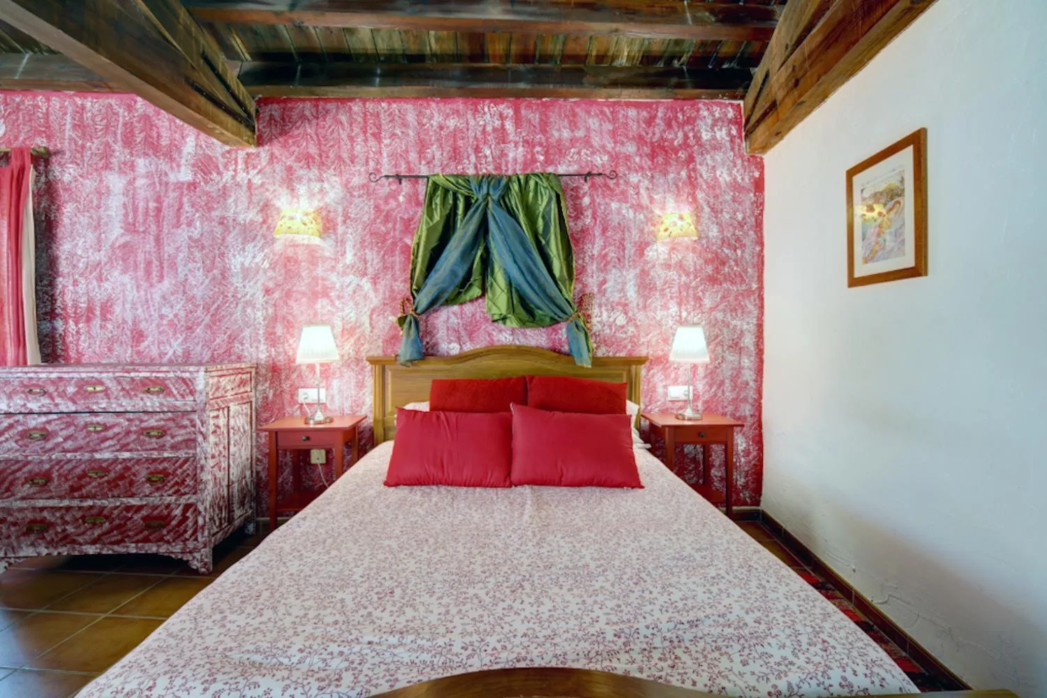 Bed in Hotel Restaurante Bandolero