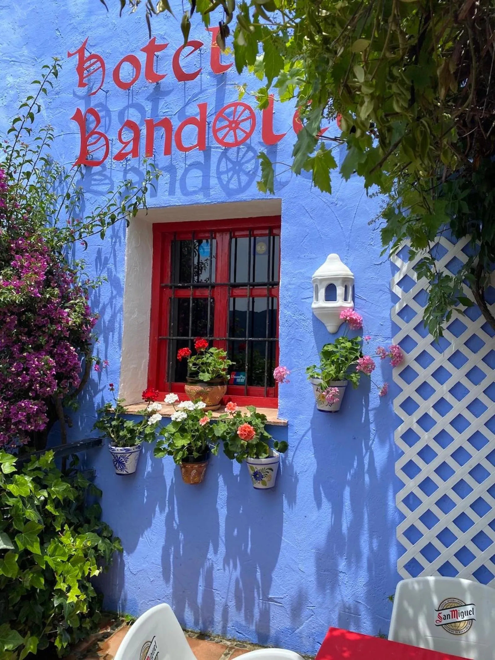 Patio in Hotel Restaurante Bandolero