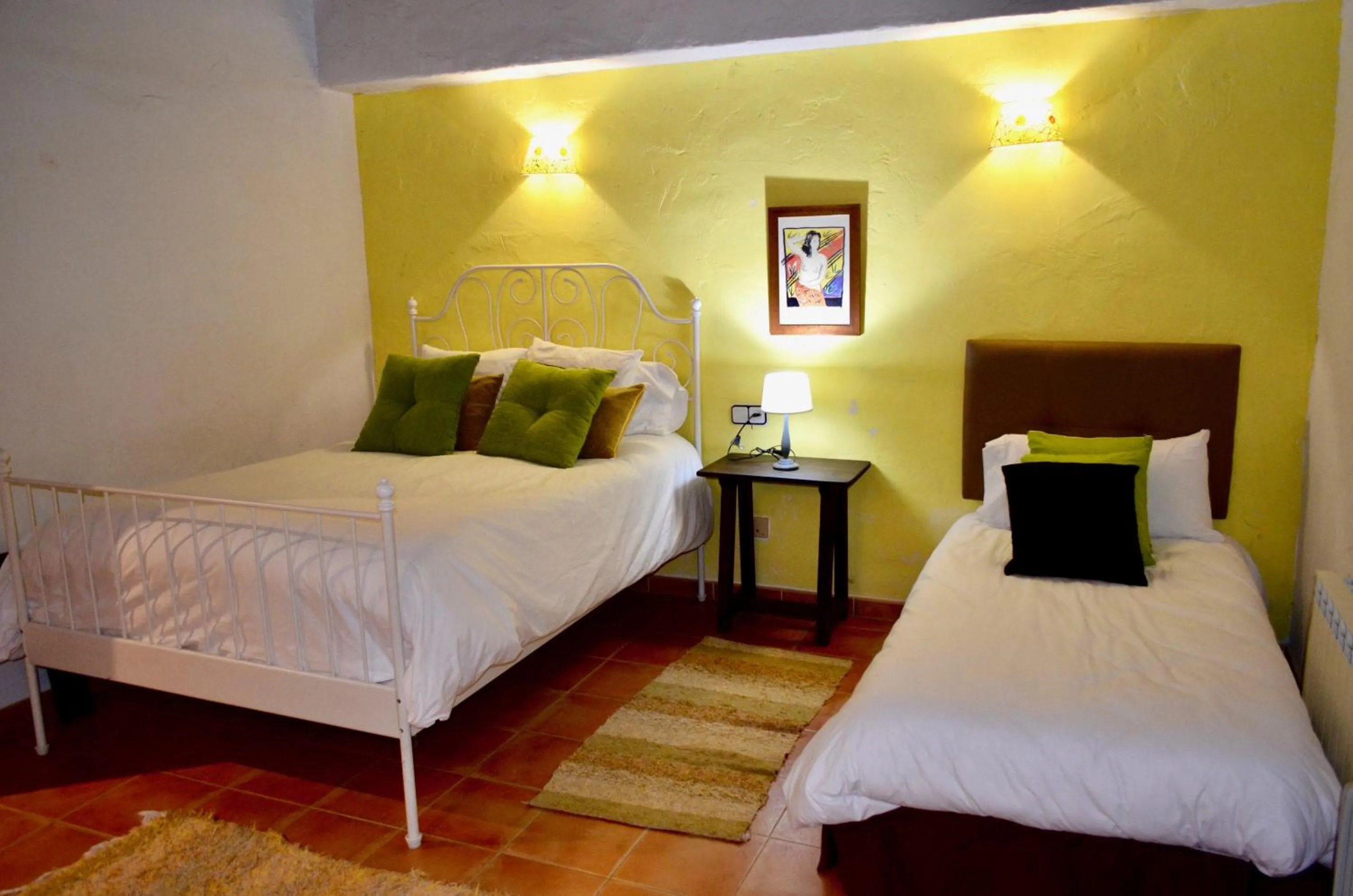 Bed in Hotel Restaurante Bandolero