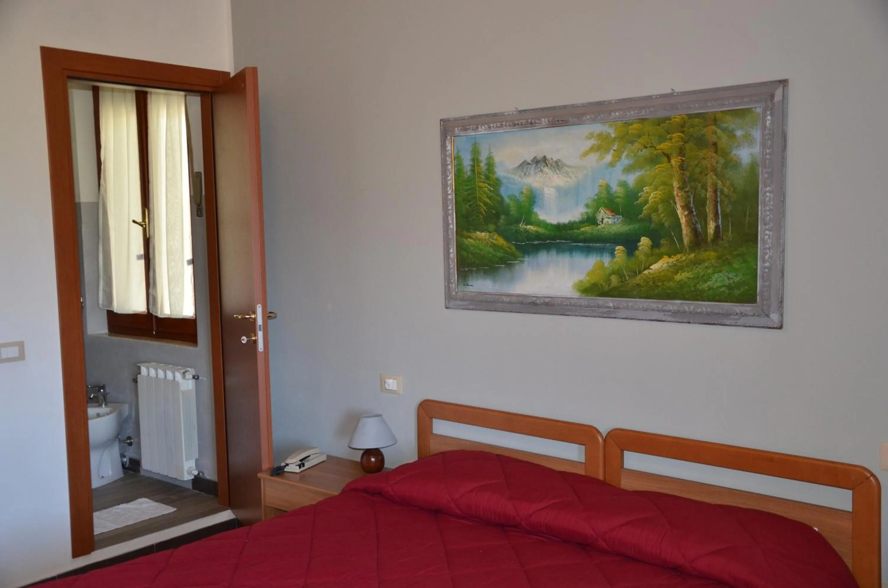 Bed in Hotel Mirador