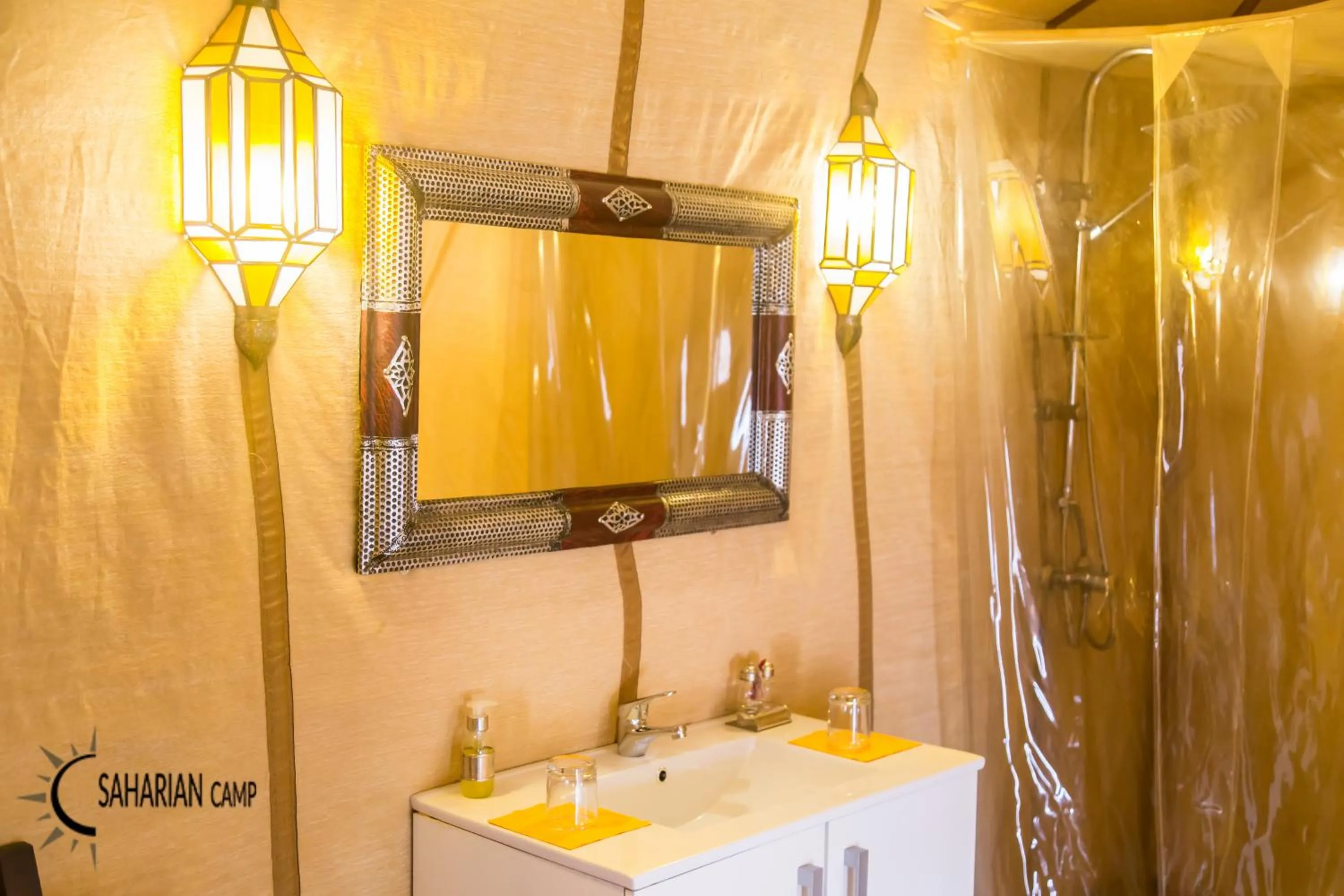 Shower in Merzouga Luxury Camp
