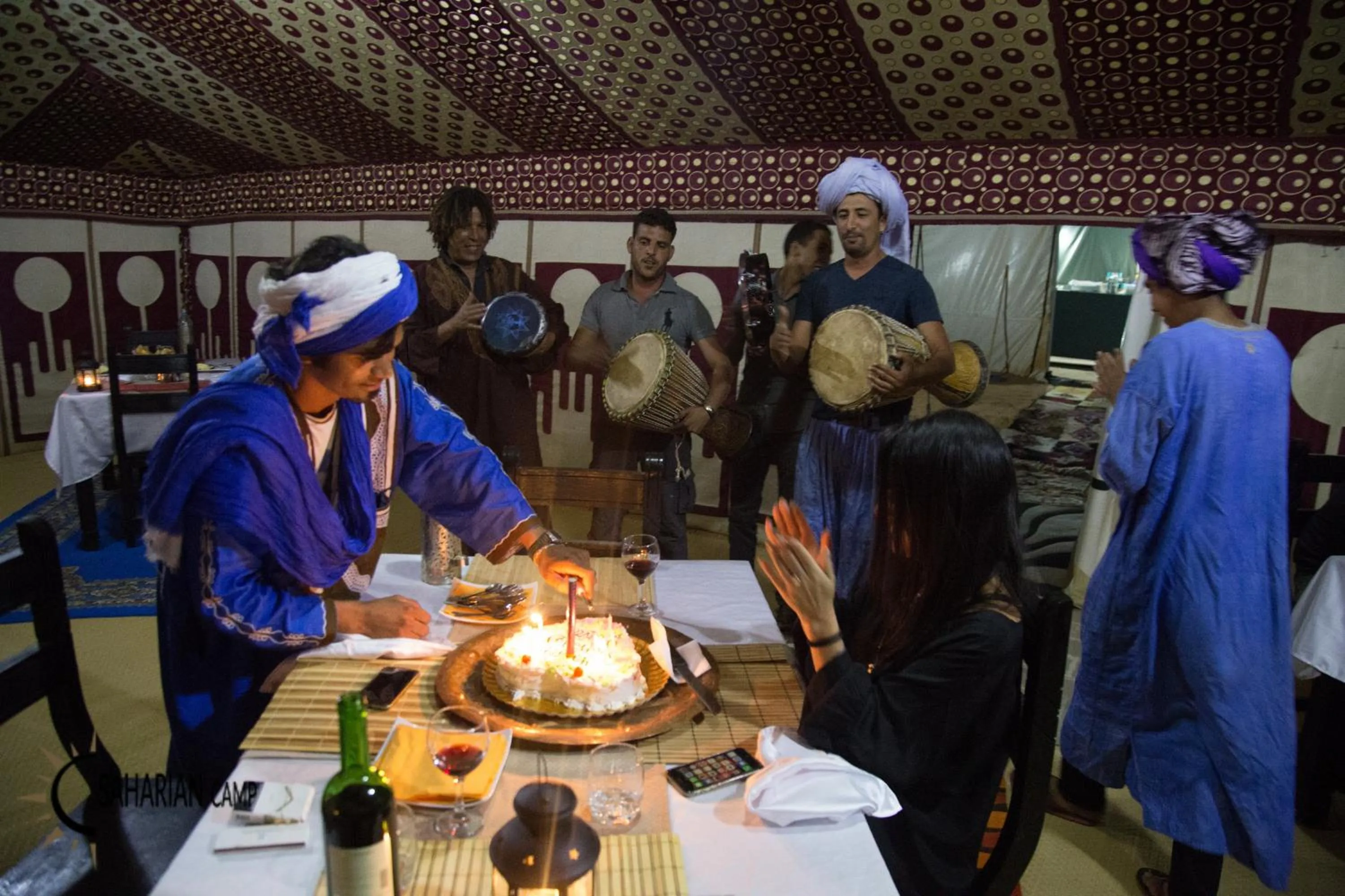 People in Merzouga Luxury Camp