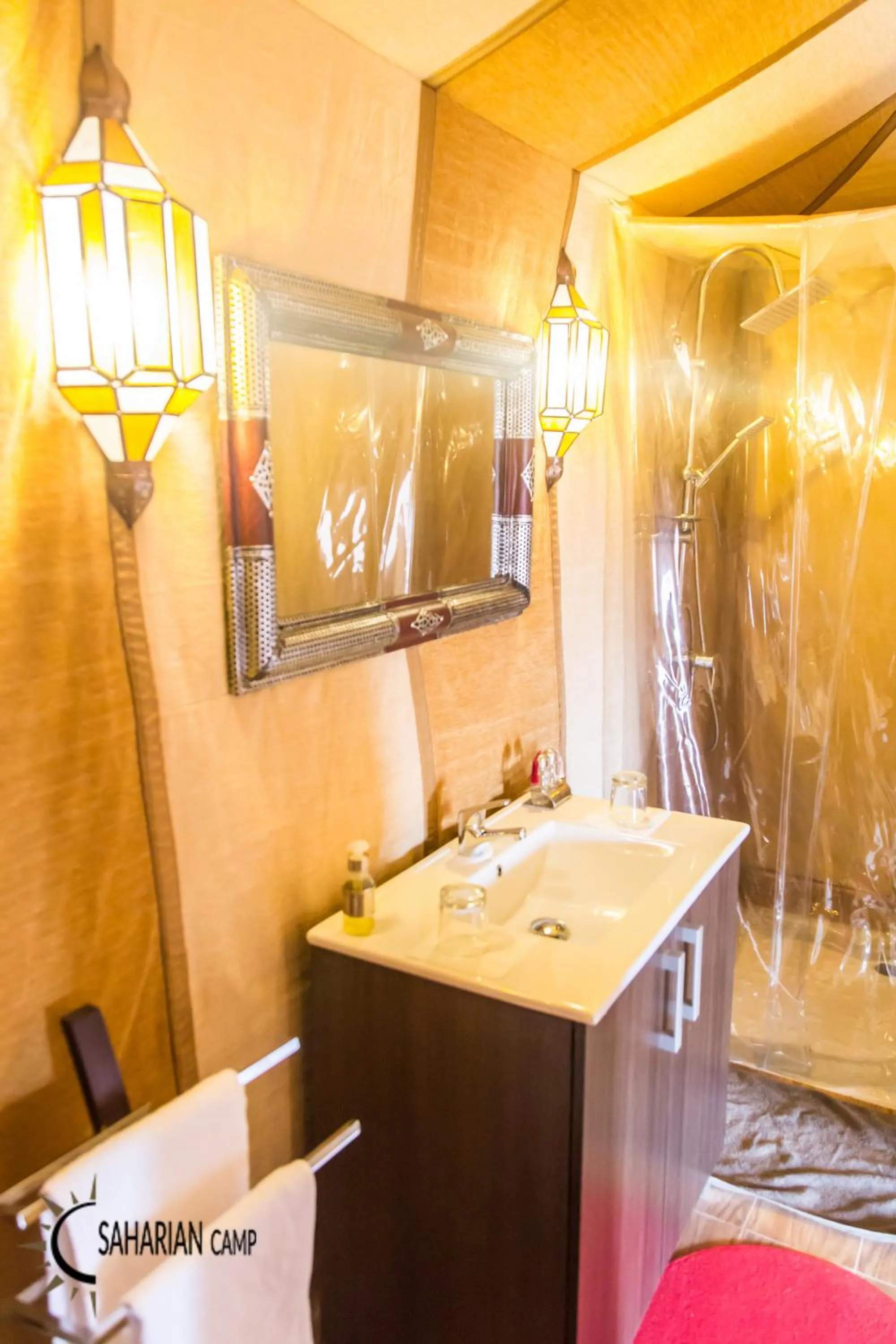 Shower in Merzouga Luxury Camp