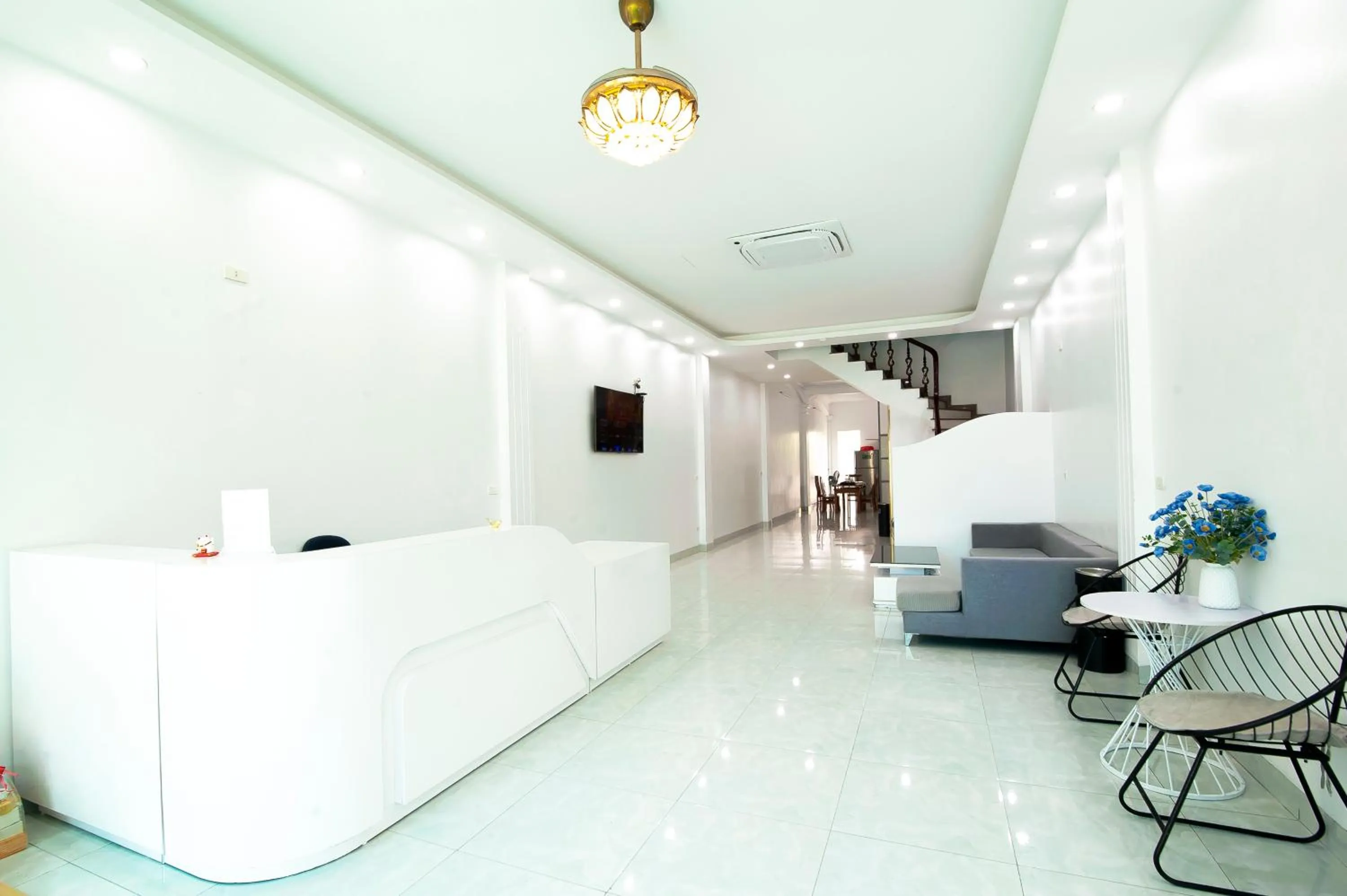 Lobby or reception in Tam Coc Peaceful Hotel