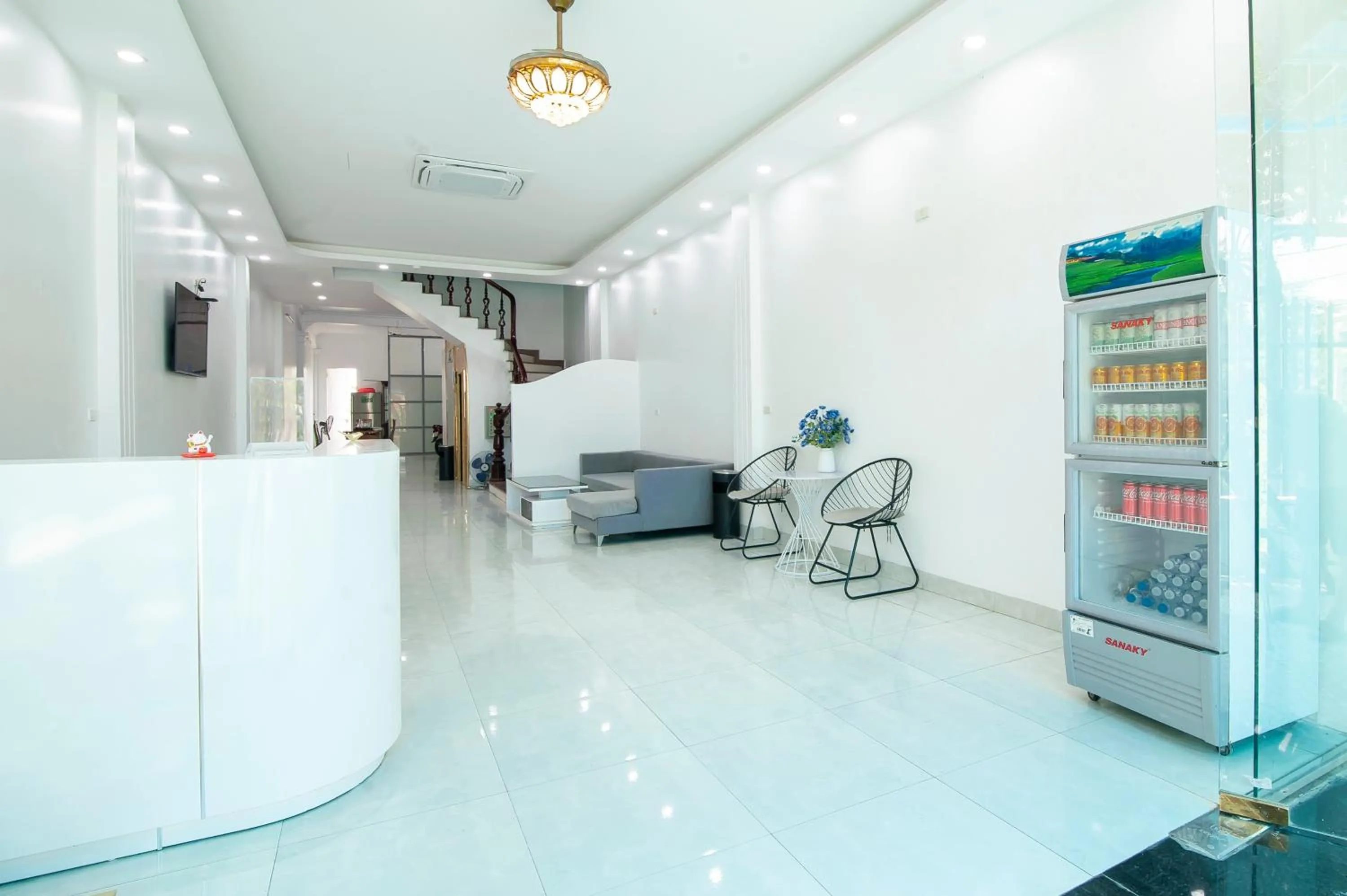 Lobby or reception in Tam Coc Peaceful Hotel