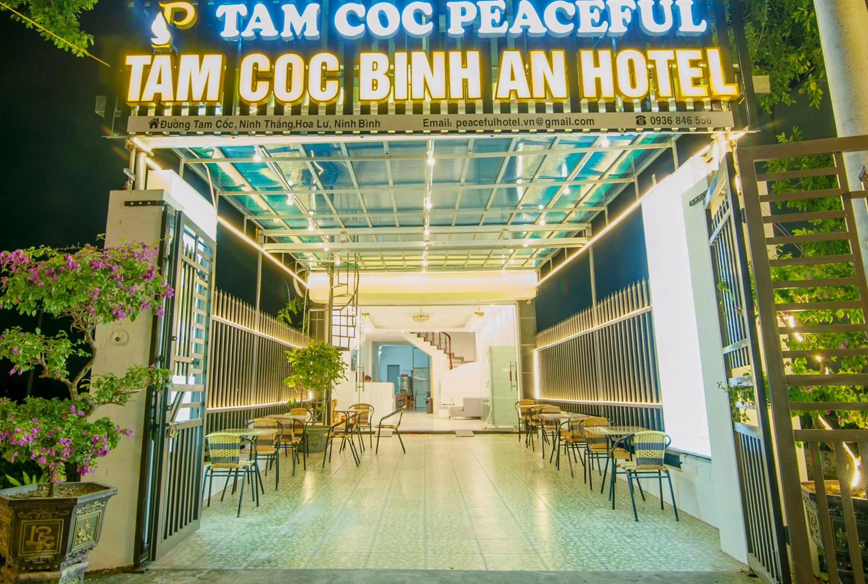 Property building in Tam Coc Peaceful Hotel