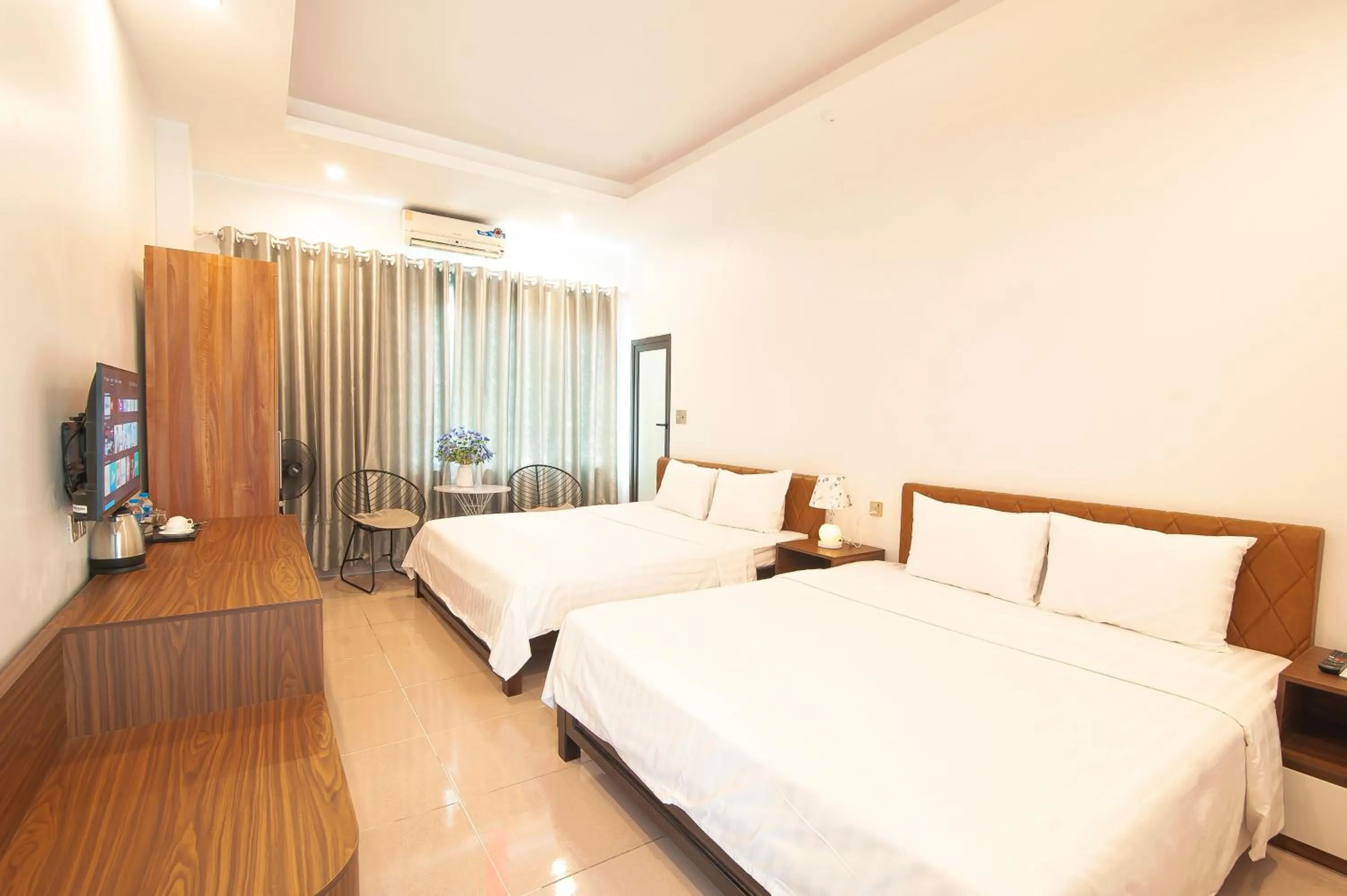 Bed in Tam Coc Peaceful Hotel