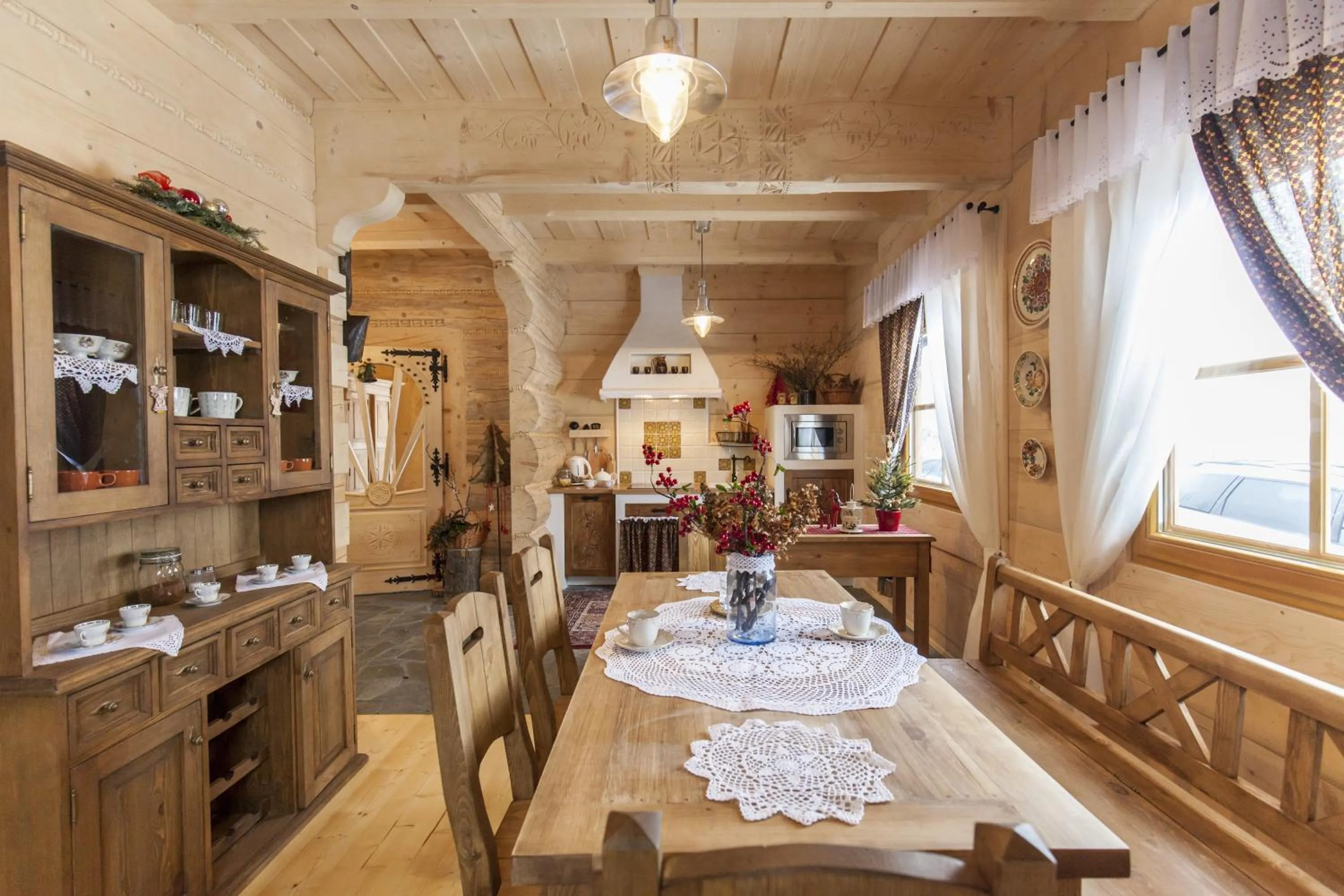 Dining area in Osada Maruszyna