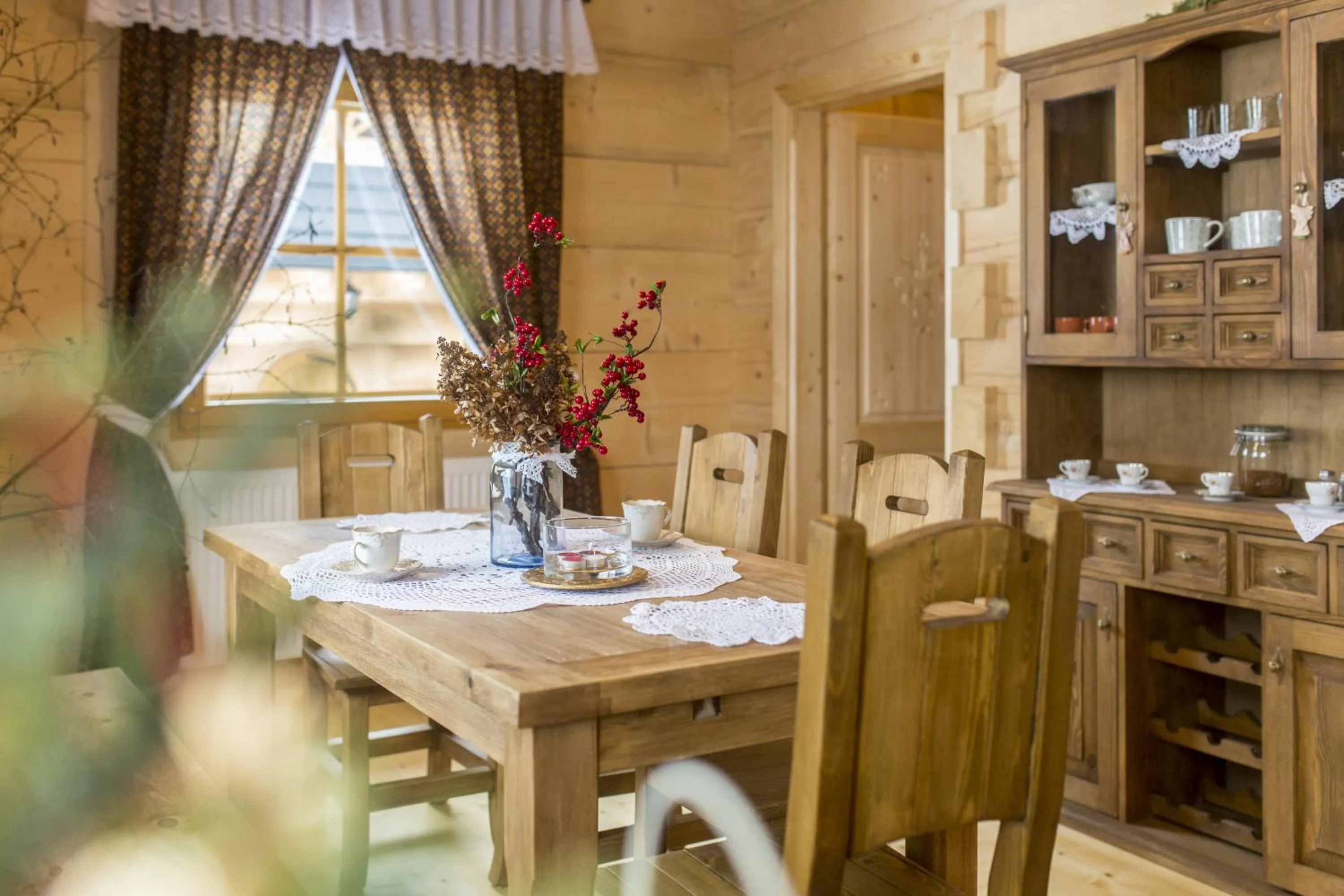 Dining area in Osada Maruszyna