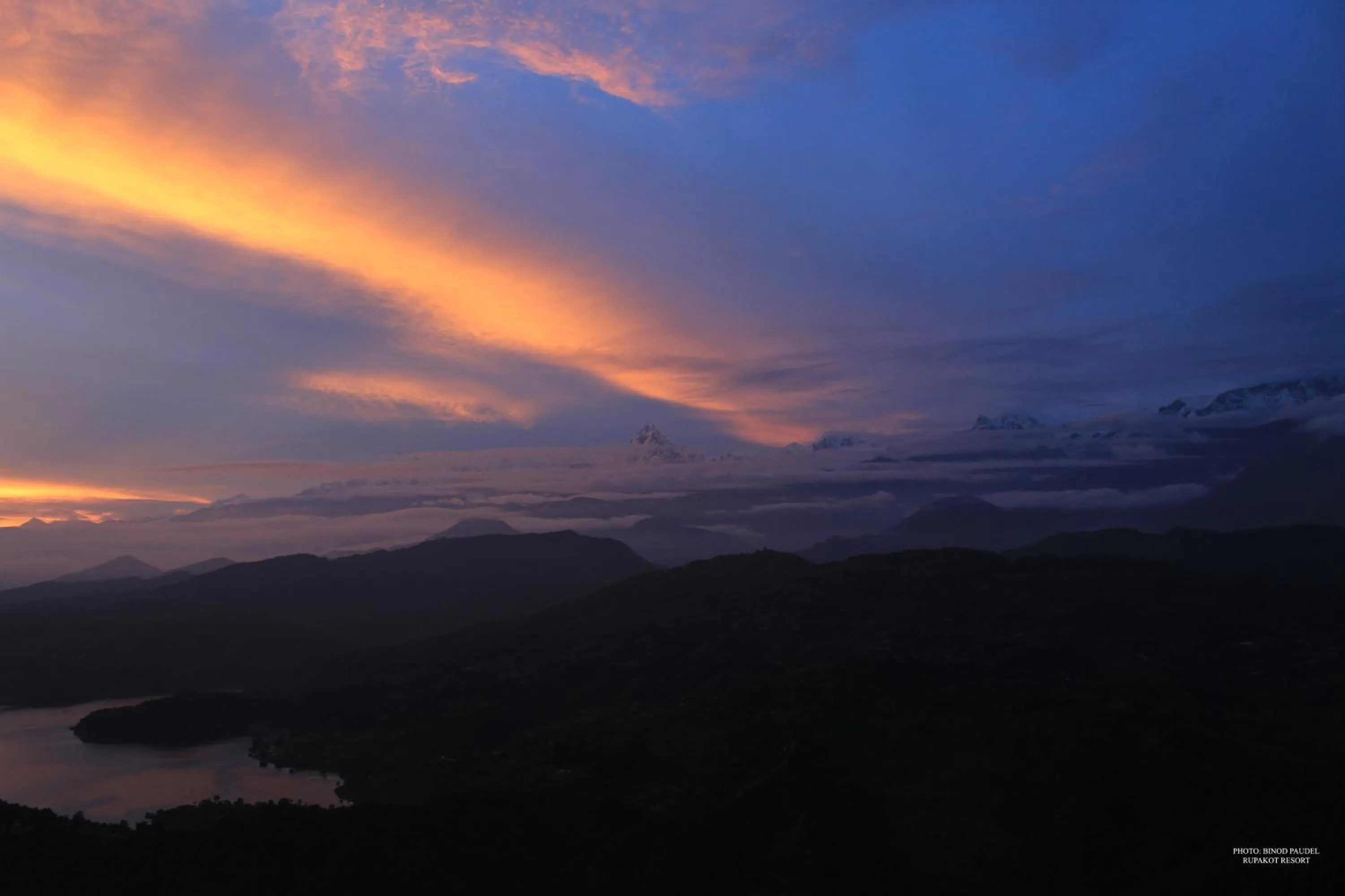 Natural landscape in Rupakot Resort