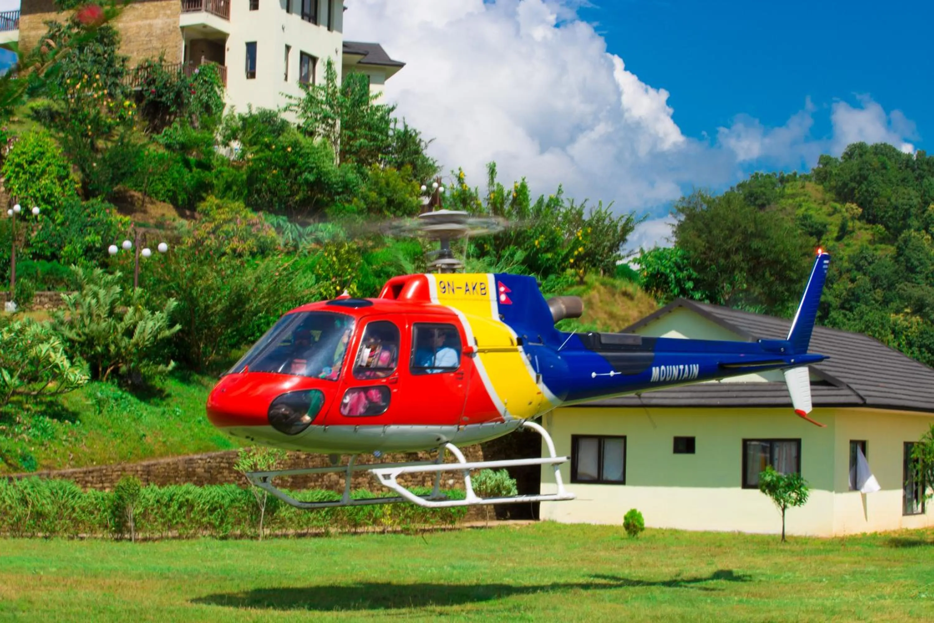 Property building in Rupakot Resort