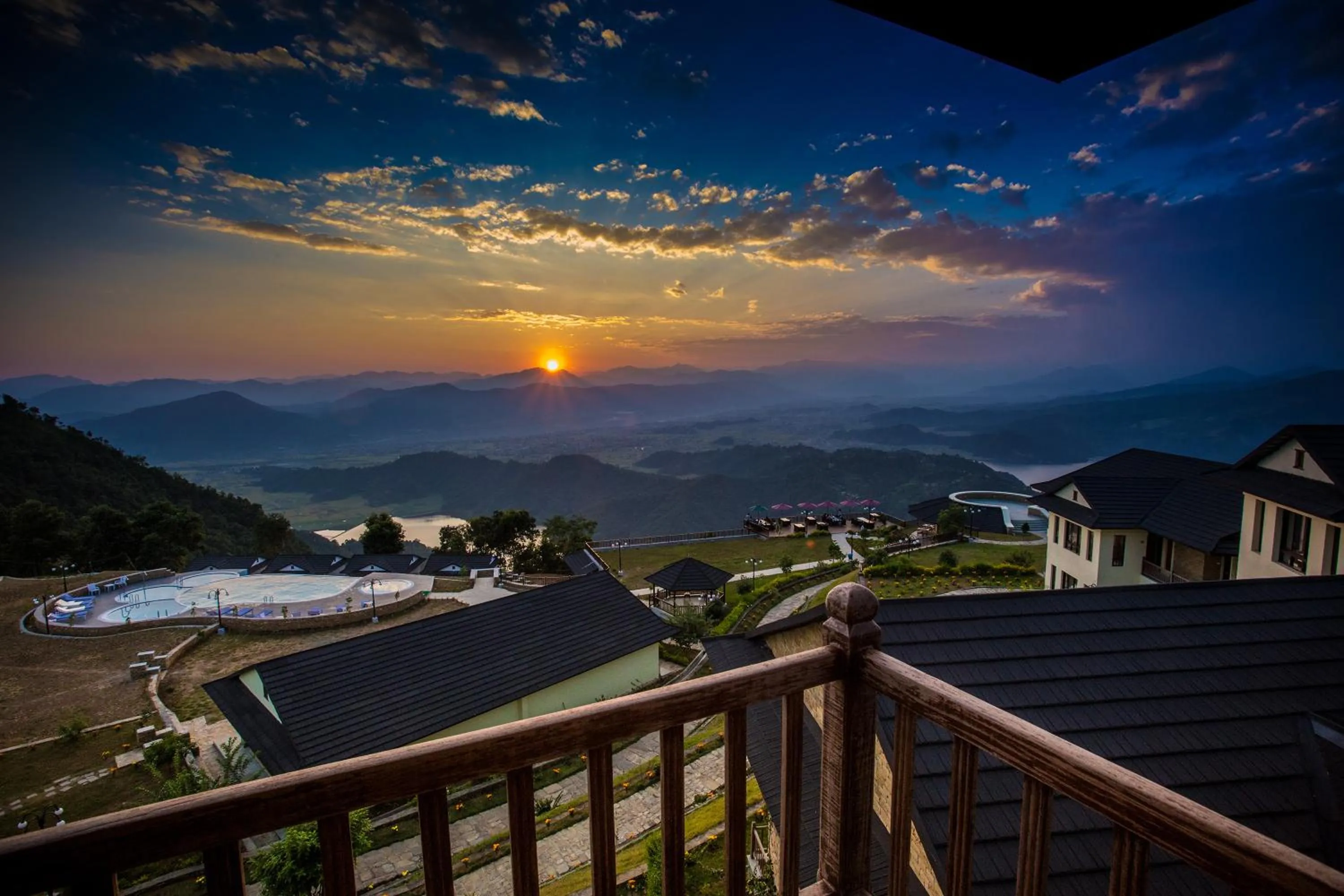 Property building in Rupakot Resort