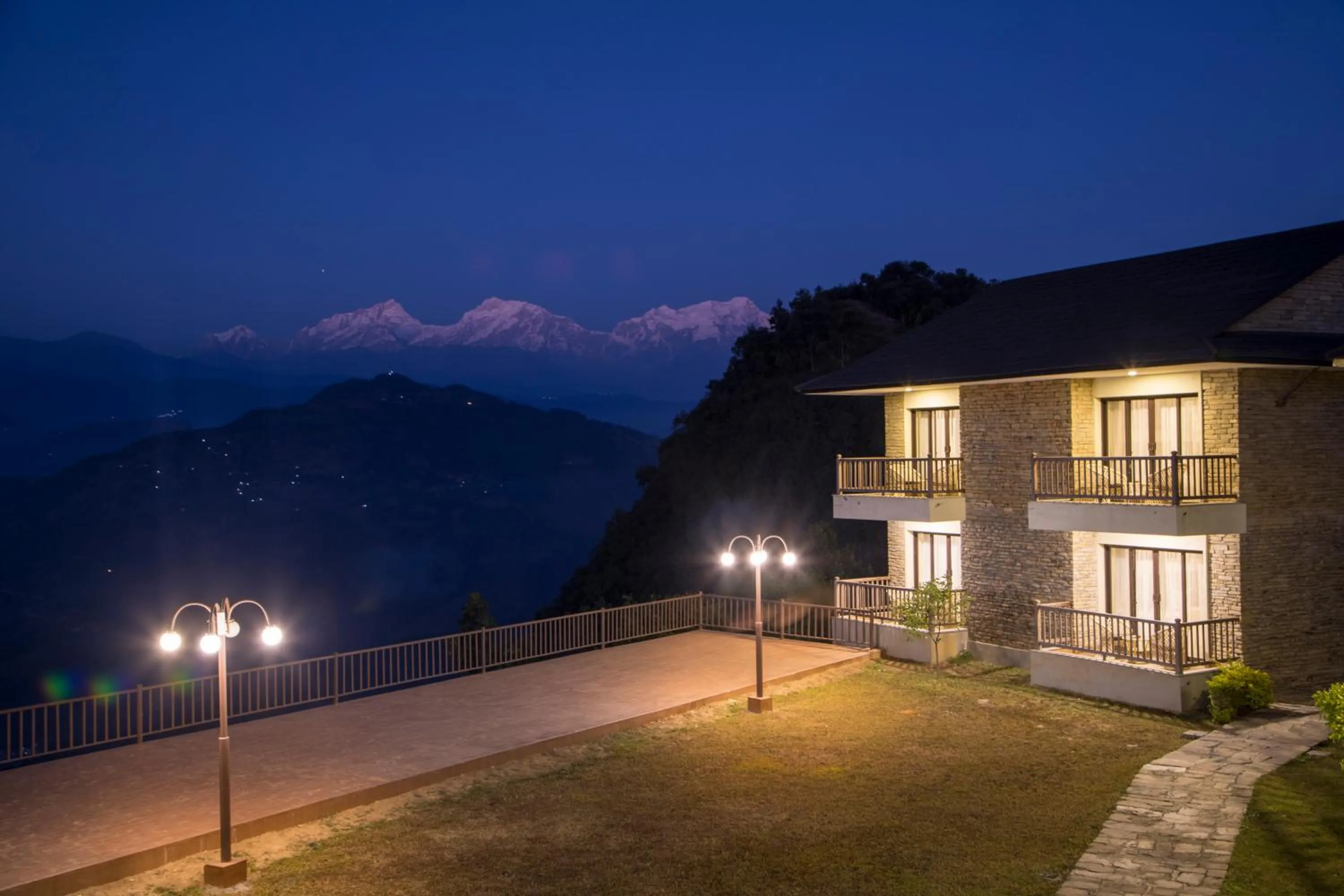Property building in Rupakot Resort