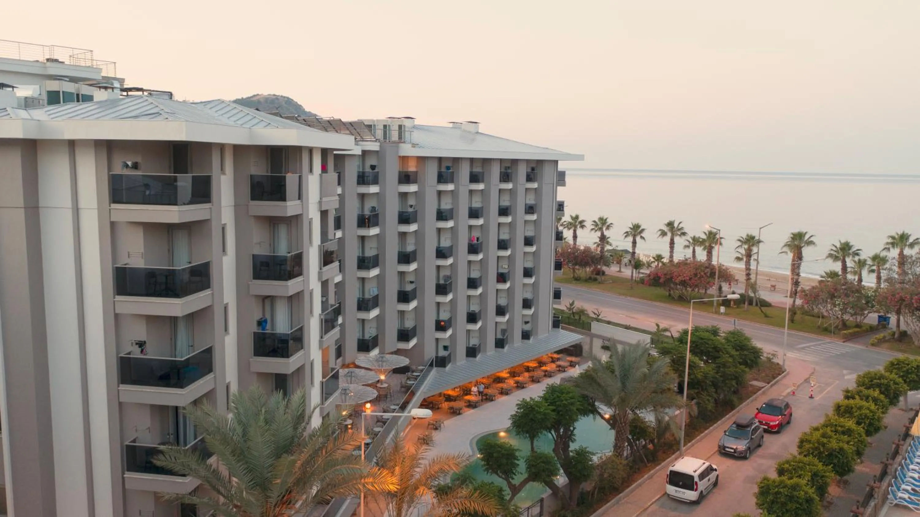 Property building in Kleopatra Dreams Beach Hotel